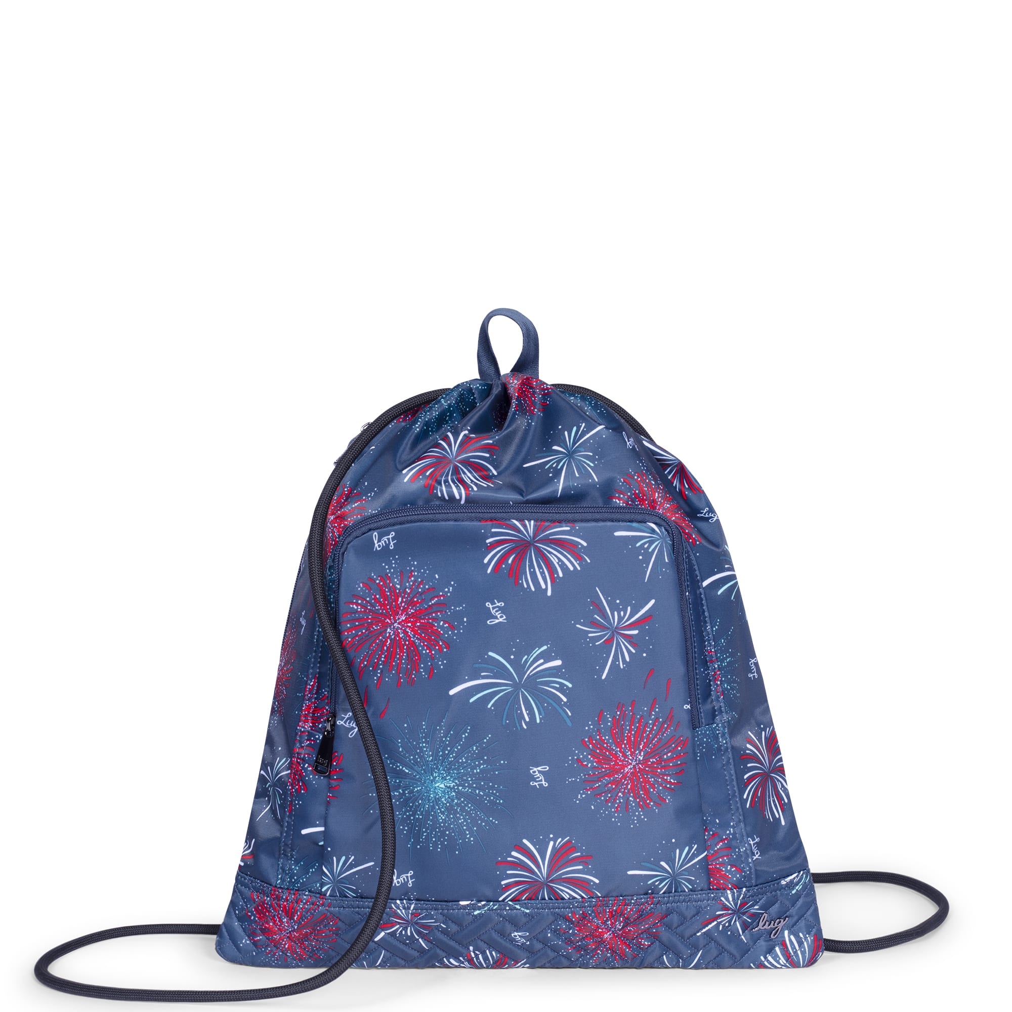 Jumping Jack Drawstring Backpack - FIREWORK NAVY - JumpingJack_FireworkNavy_01