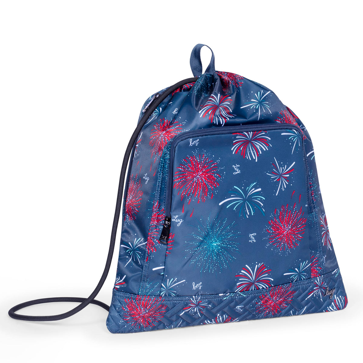 Jumping Jack Drawstring Backpack - FIREWORK NAVY - JumpingJack_FireworkNavy_02