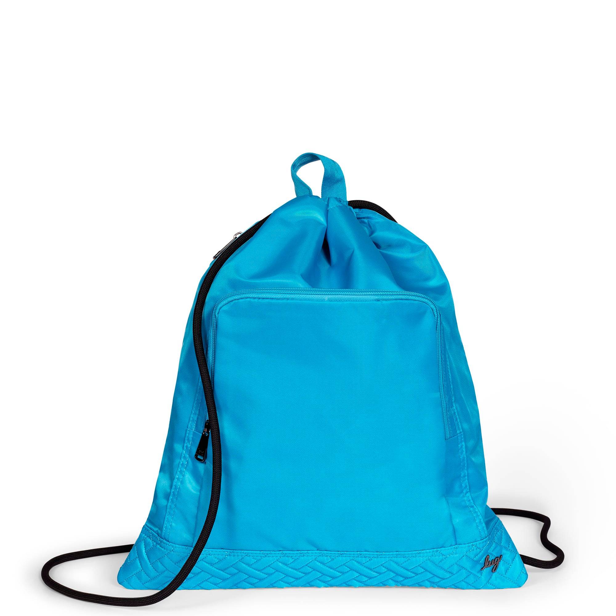Jumping Jack Drawstring Backpack - SKY BLUE - JumpingJack_SkyBlue_01