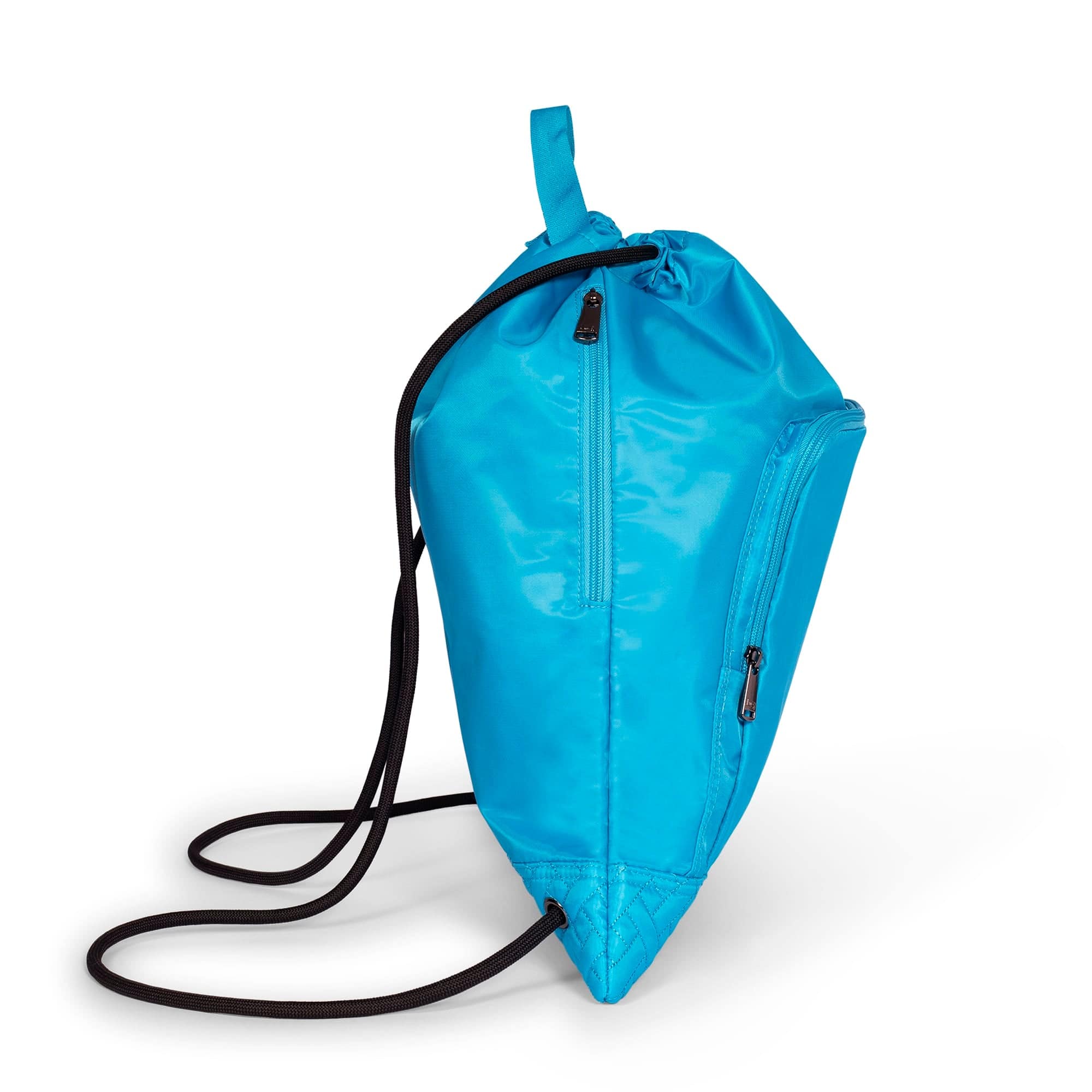 Jumping Jack Drawstring Backpack - SKY BLUE - JumpingJack_SkyBlue_03