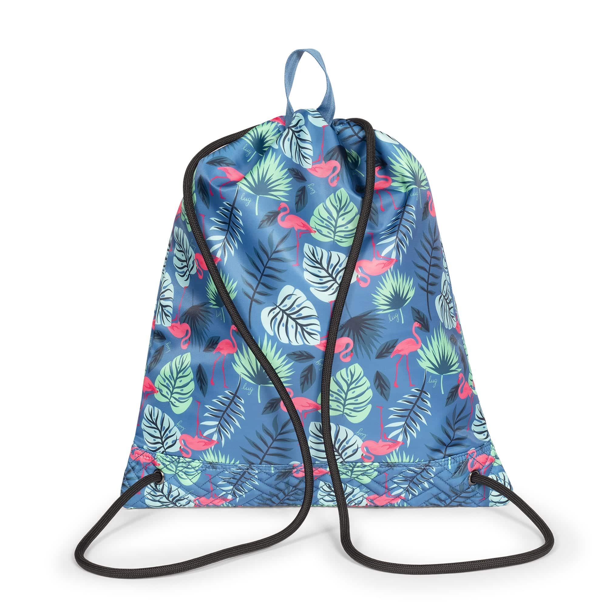 Jumping Jack Drawstring Backpack - FLAMINGO BLUE - Jumpingjack_FlamingoBlue_04