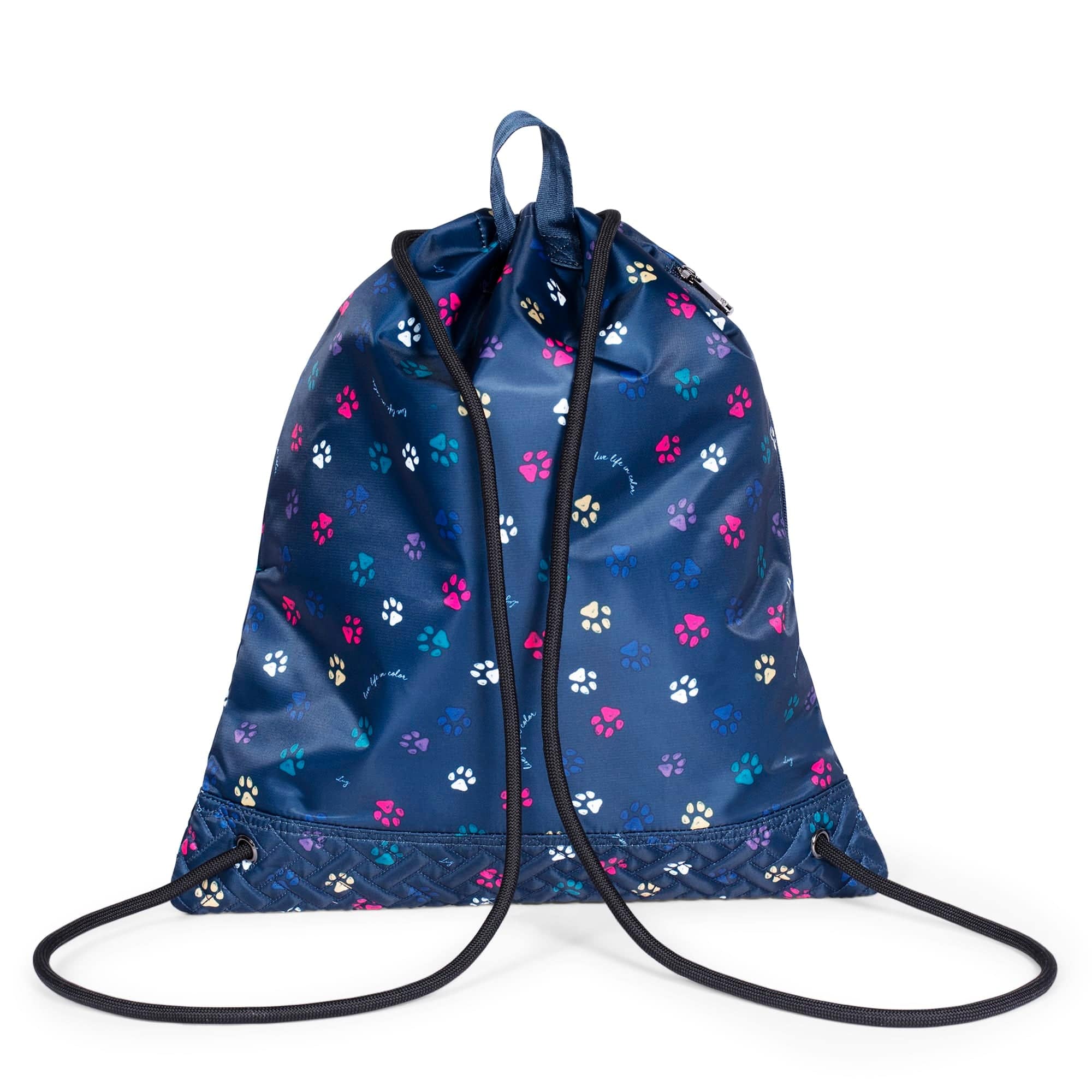 Jumping Jack Drawstring Backpack - PAWS NAVY - Jumpingjack_PawsNavy_04