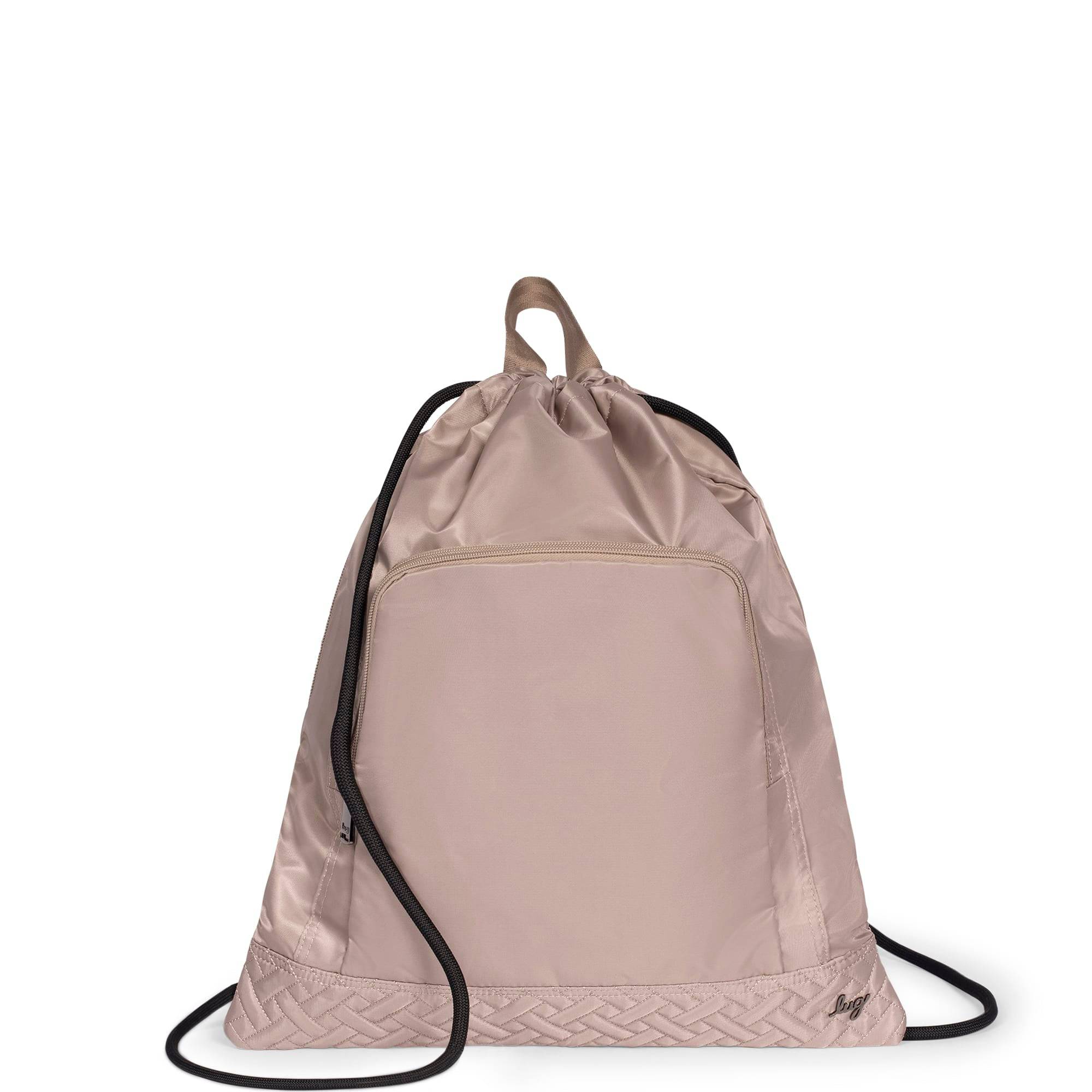 Jumping Jack Drawstring Backpack - SAND TAUPE - Jumpingjack_SandTaupe_01