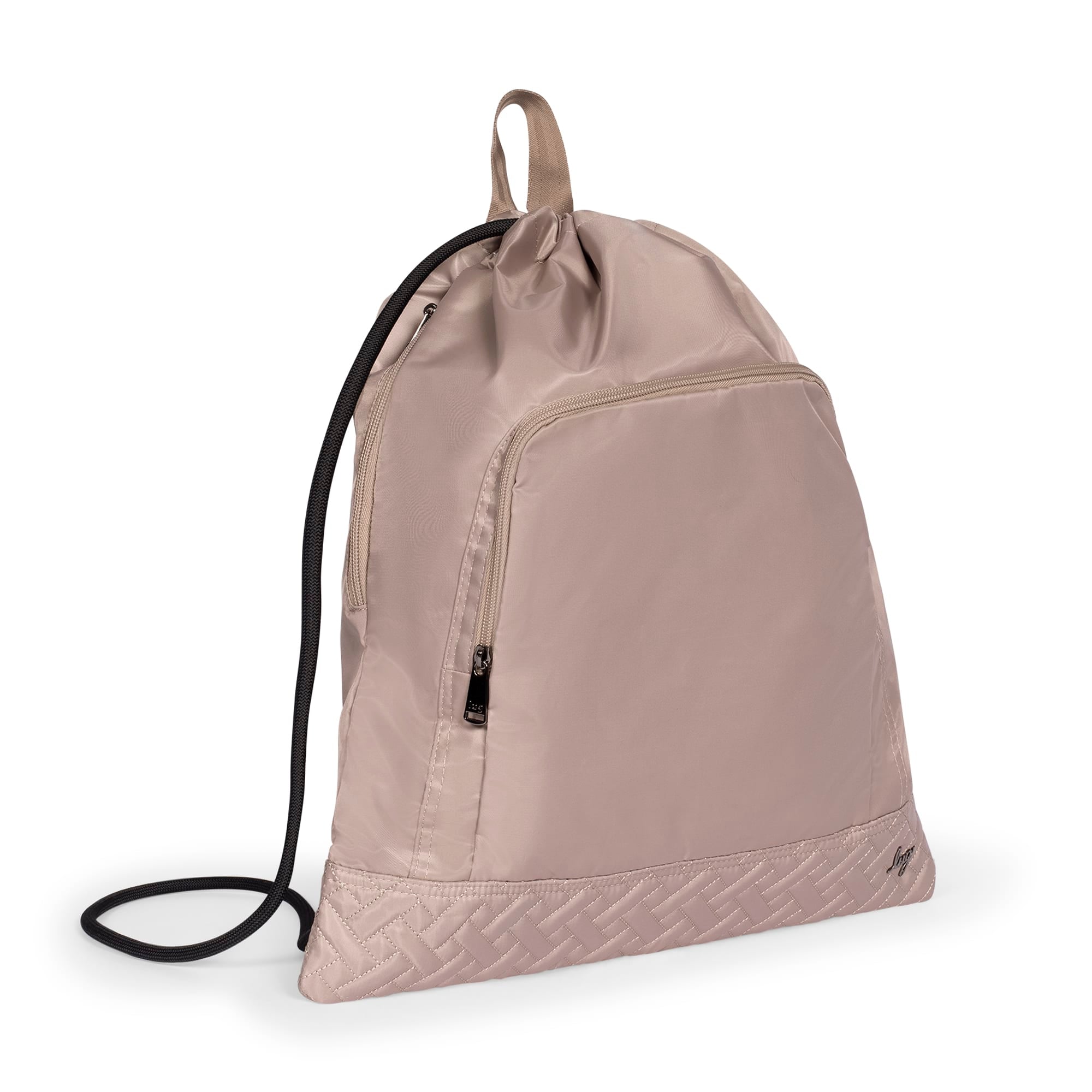 Jumping Jack Drawstring Backpack - SAND TAUPE - Jumpingjack_SandTaupe_02