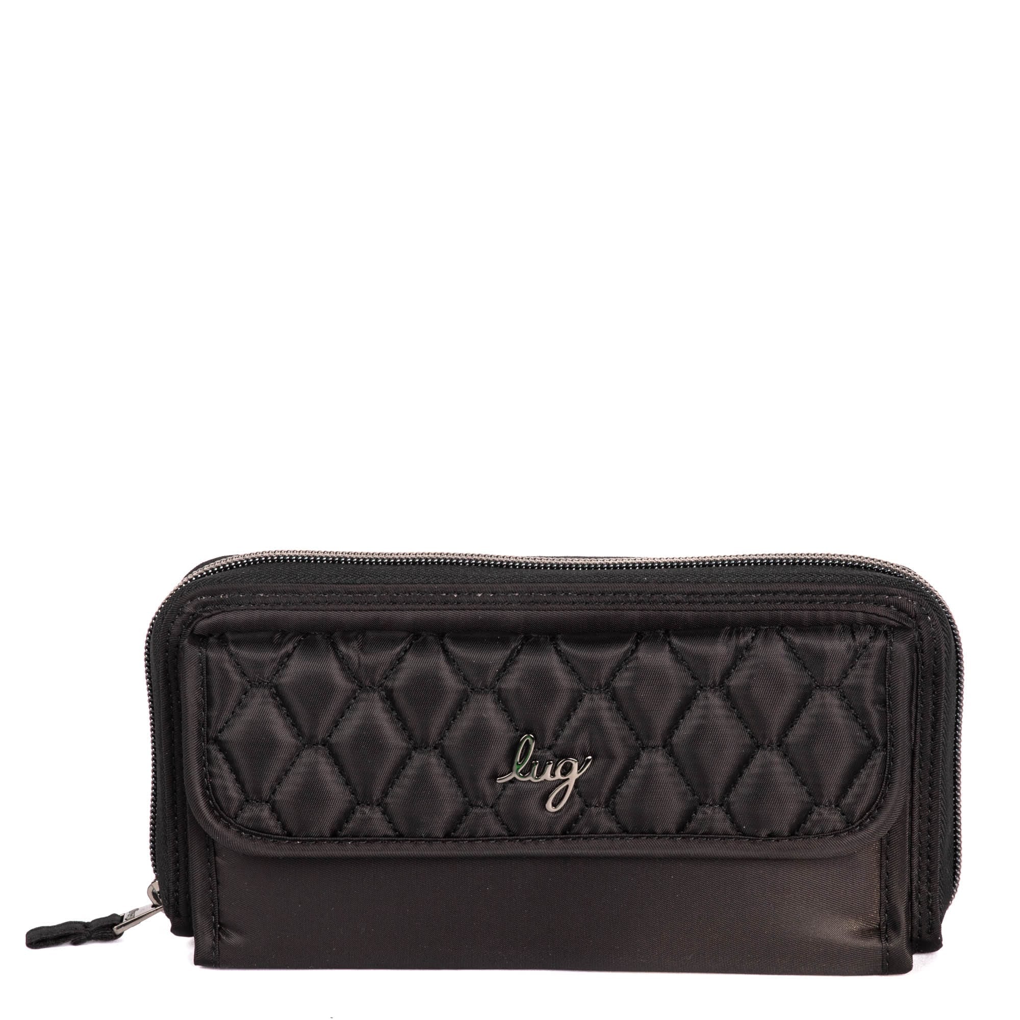 Kickflip SE Convertible RFID Wallet - BLACK - KickflipSE_Black_01