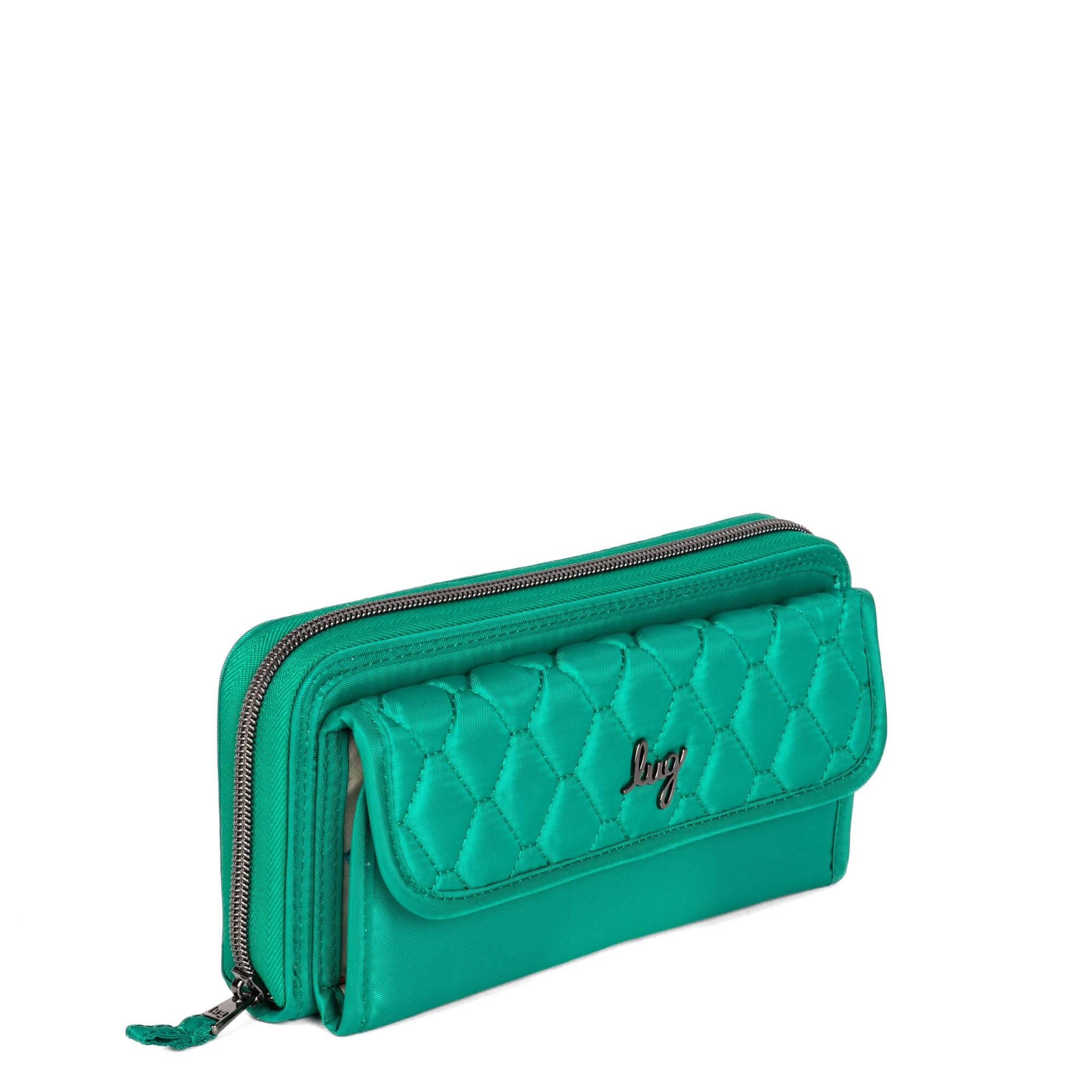 Kickflip SE Convertible RFID Wallet - KELLY GREEN - KickflipSE_KellyGreen_02