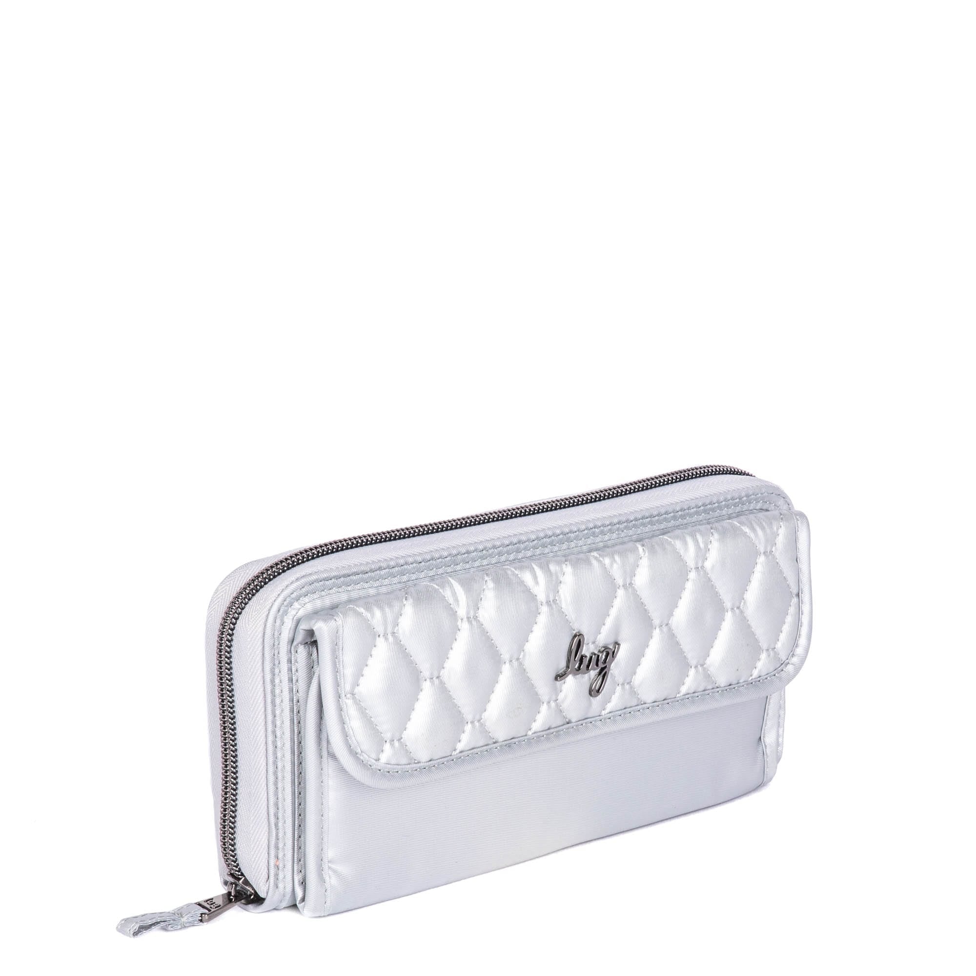 Kickflip SE Convertible RFID Wallet - METALLIC SILVER - KickflipSE_MetallicSilver_02