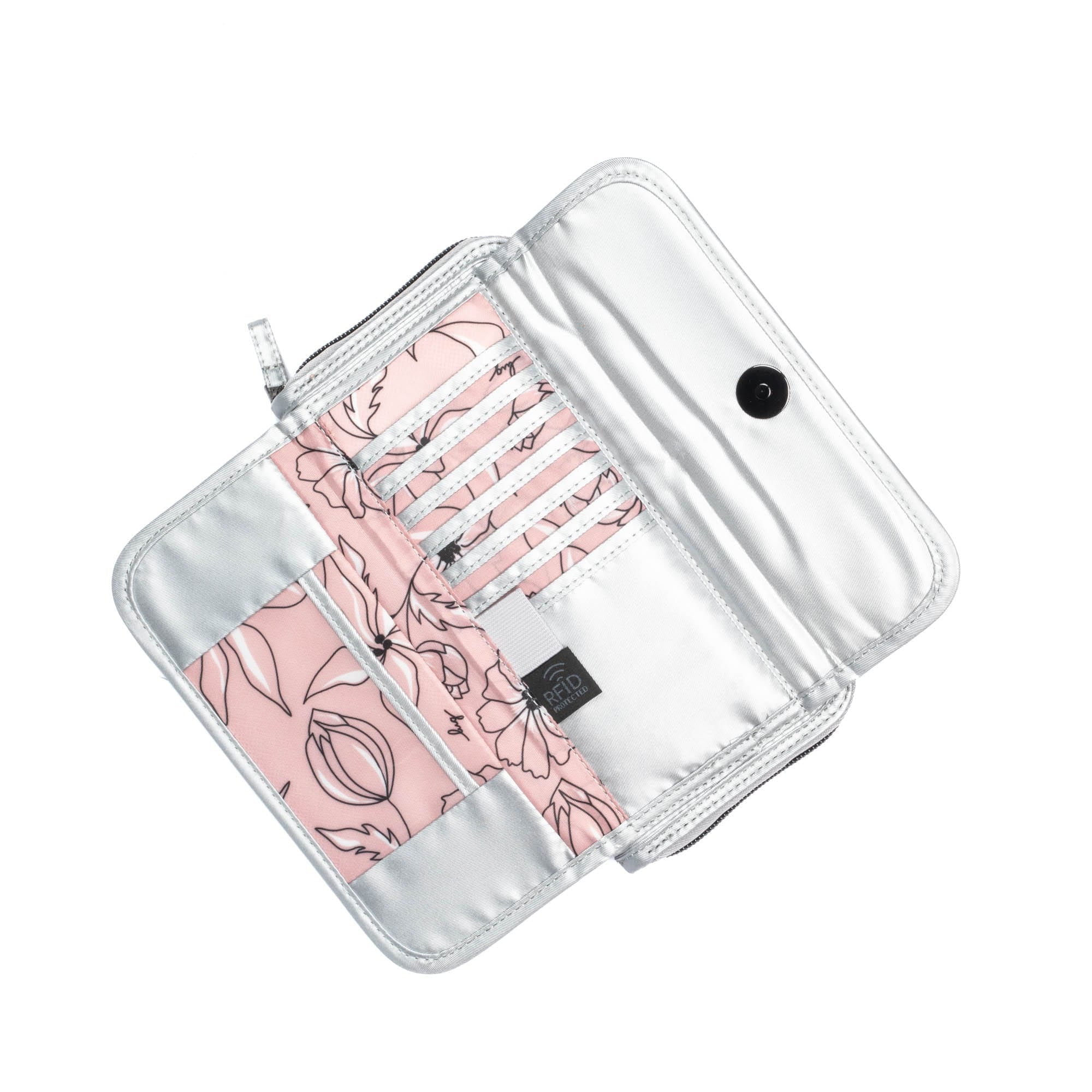 Kickflip SE Convertible RFID Wallet - METALLIC SILVER - KickflipSE_MetallicSilver_06