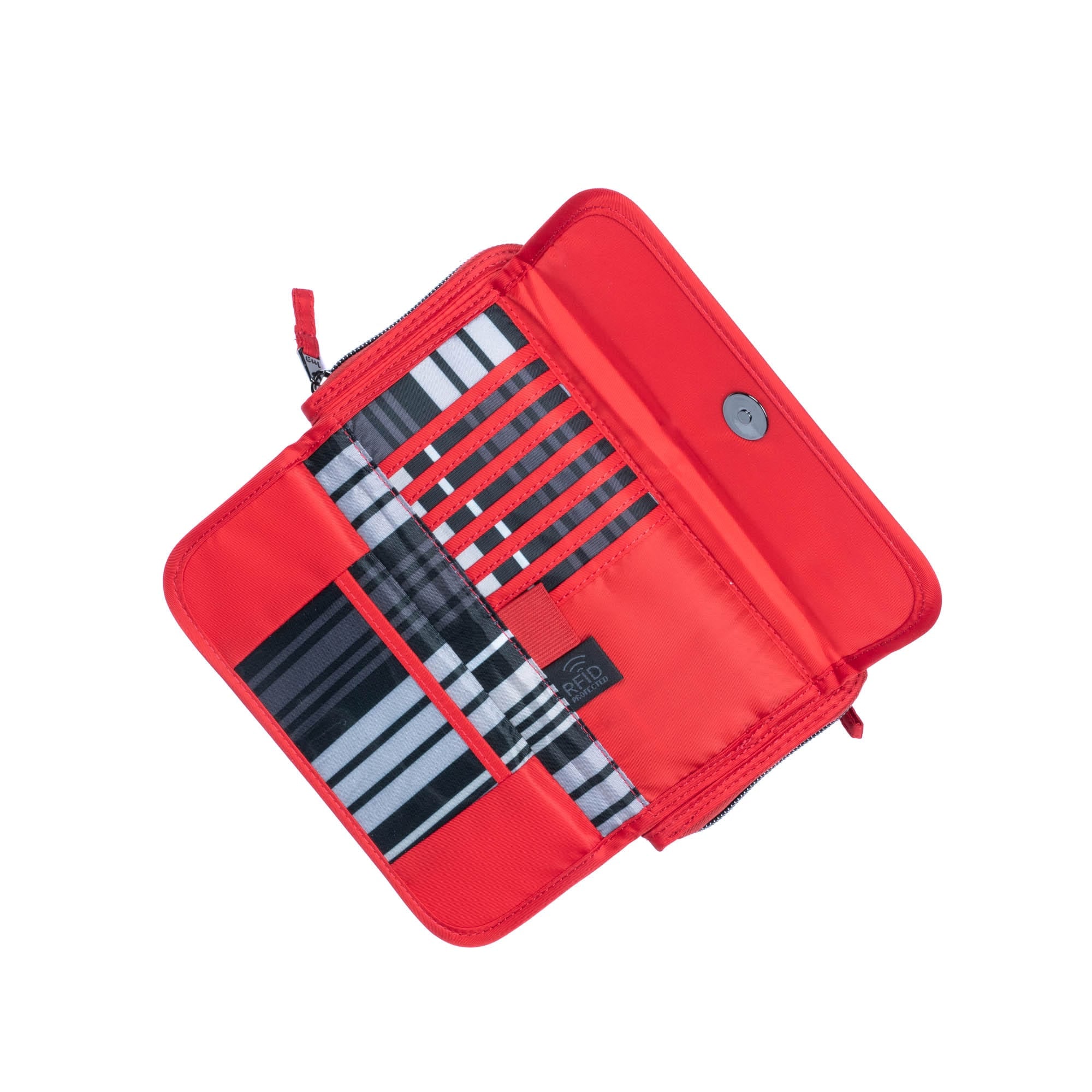 Kickflip SE Convertible RFID Wallet - POPPY RED - KickflipSE_PoppyRed_06