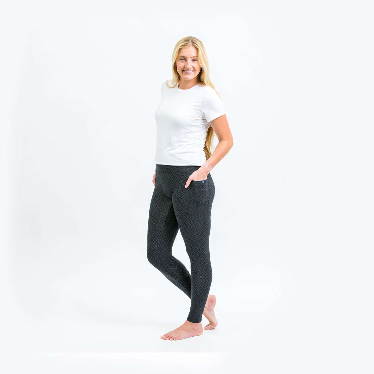 Lugging Ankle Leggings - Solids - BLACK - Lugging_Black_S_01