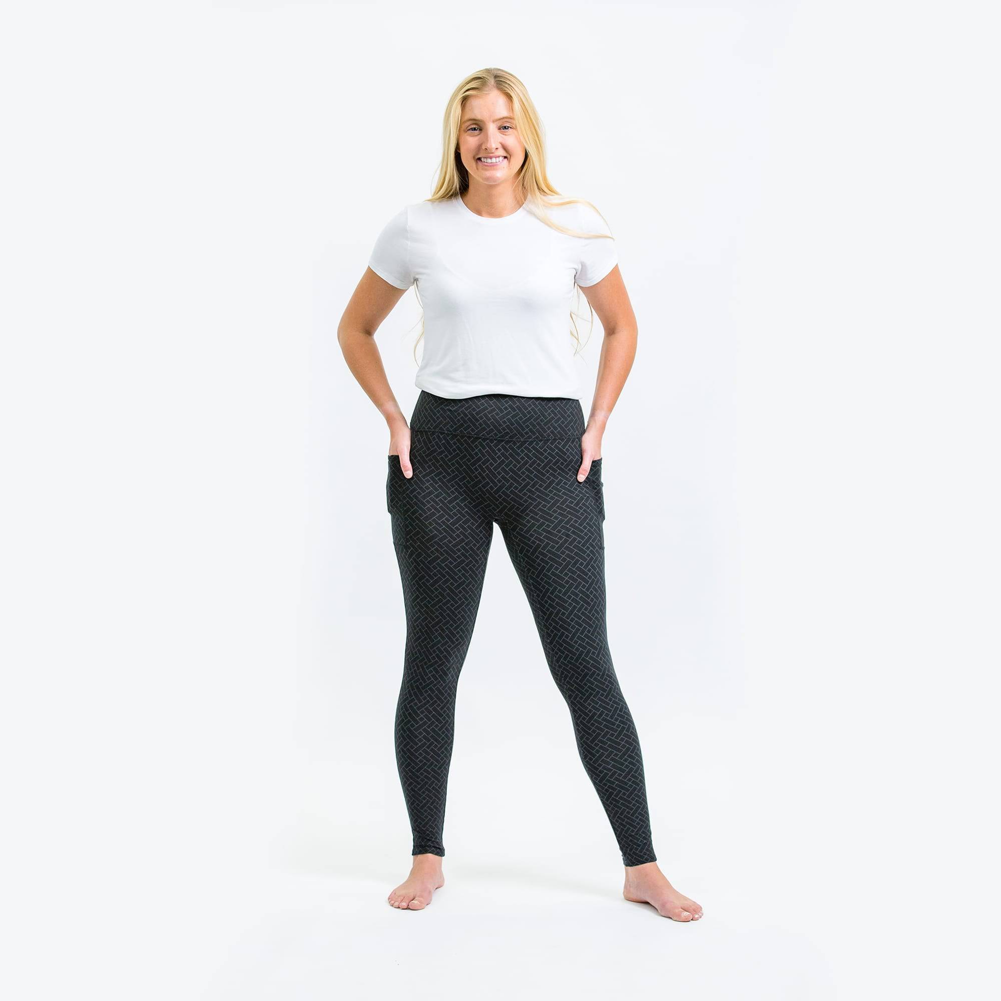 Lugging Ankle Leggings - Solids - BLACK - Lugging_Black_S_02