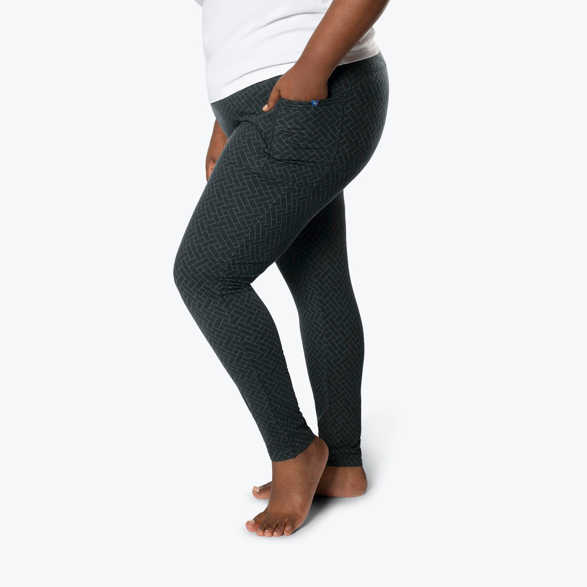 Lugging Ankle Leggings - Solids - BLACK - Lugging_Black_XL_03