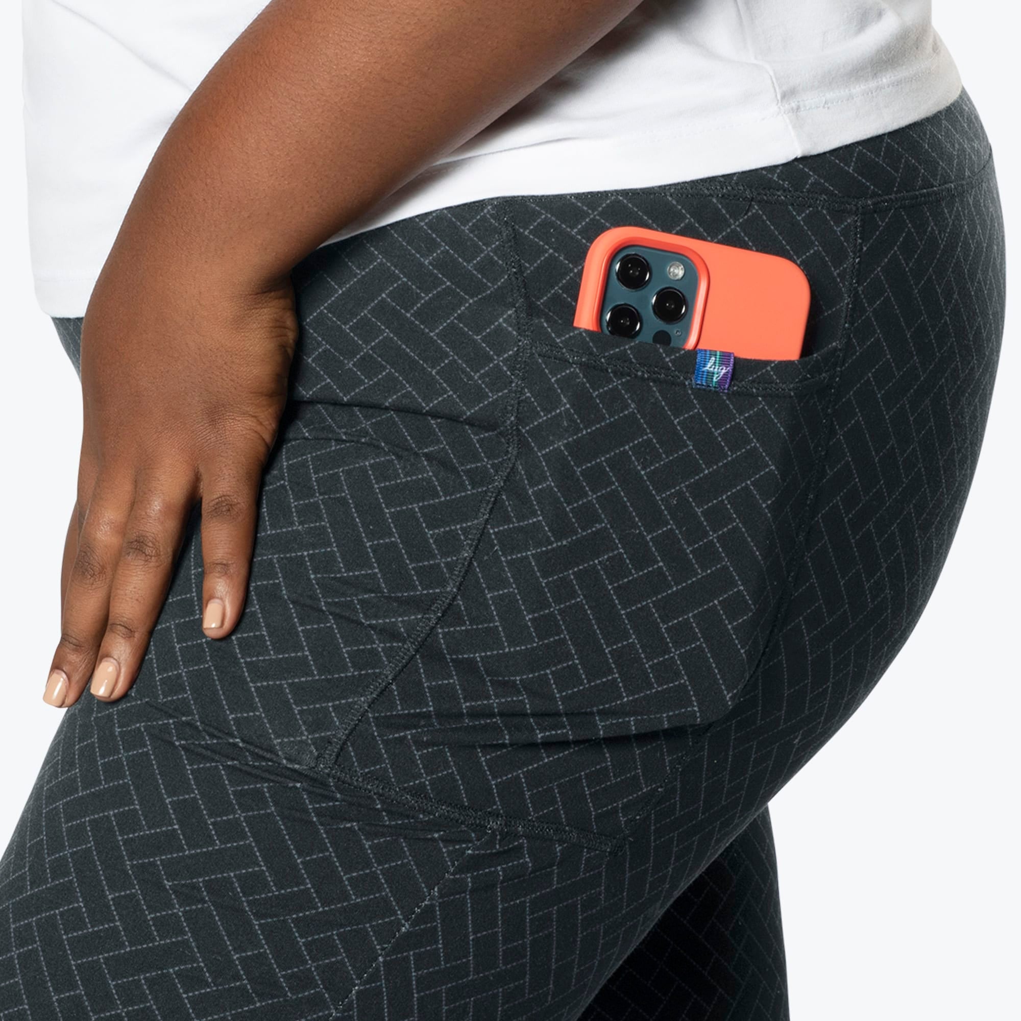 Lugging Ankle Leggings - Solids - - Lugging_Black_XL_04