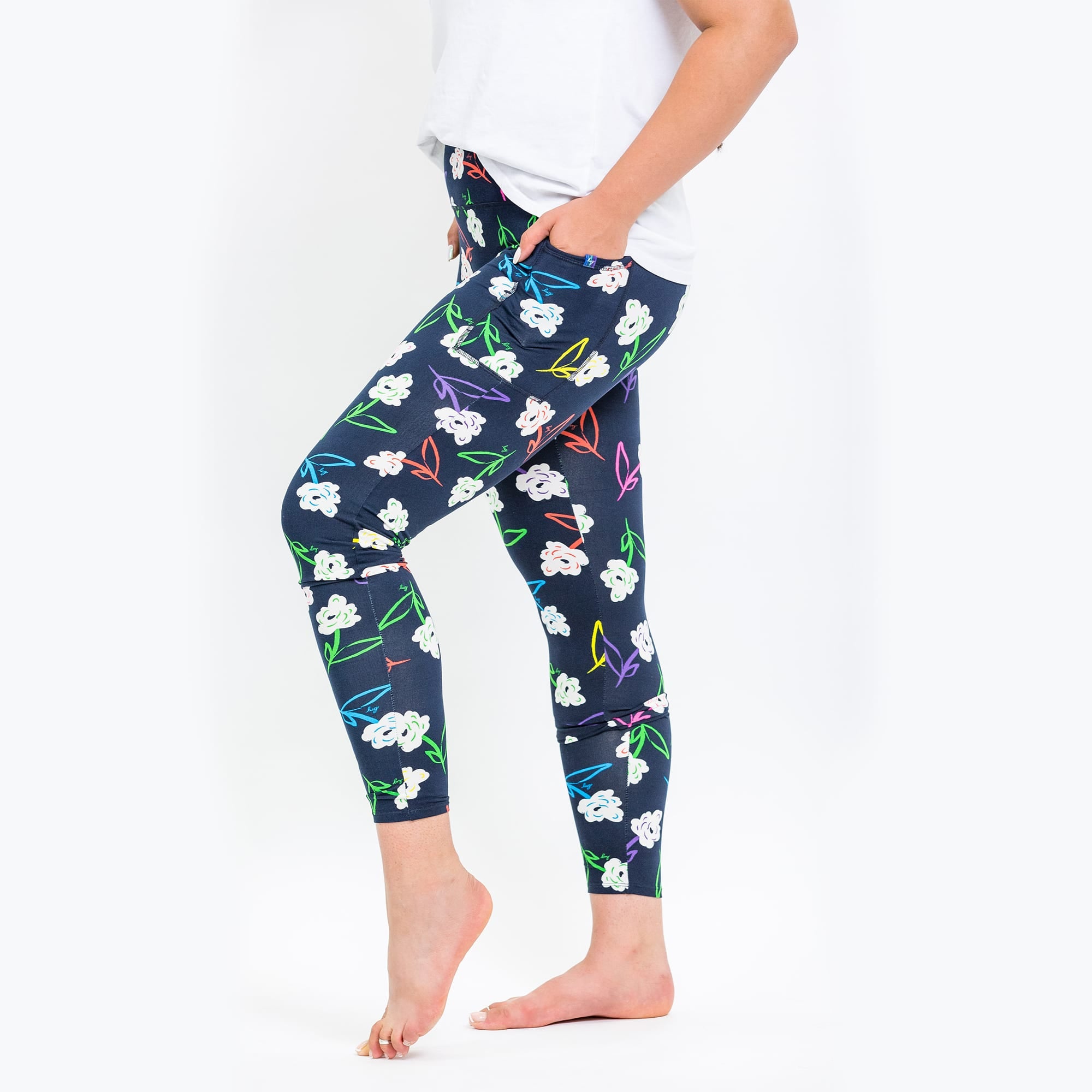 Lugging Ankle Leggings - Prints - BRIGHT FLORAL - Lugging_BrightFloral_S_04