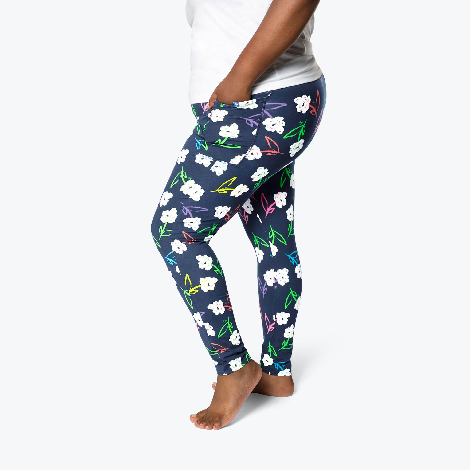 Lugging Ankle Leggings - Prints - BRIGHT FLORAL - Lugging_BrightFloral_XL_03