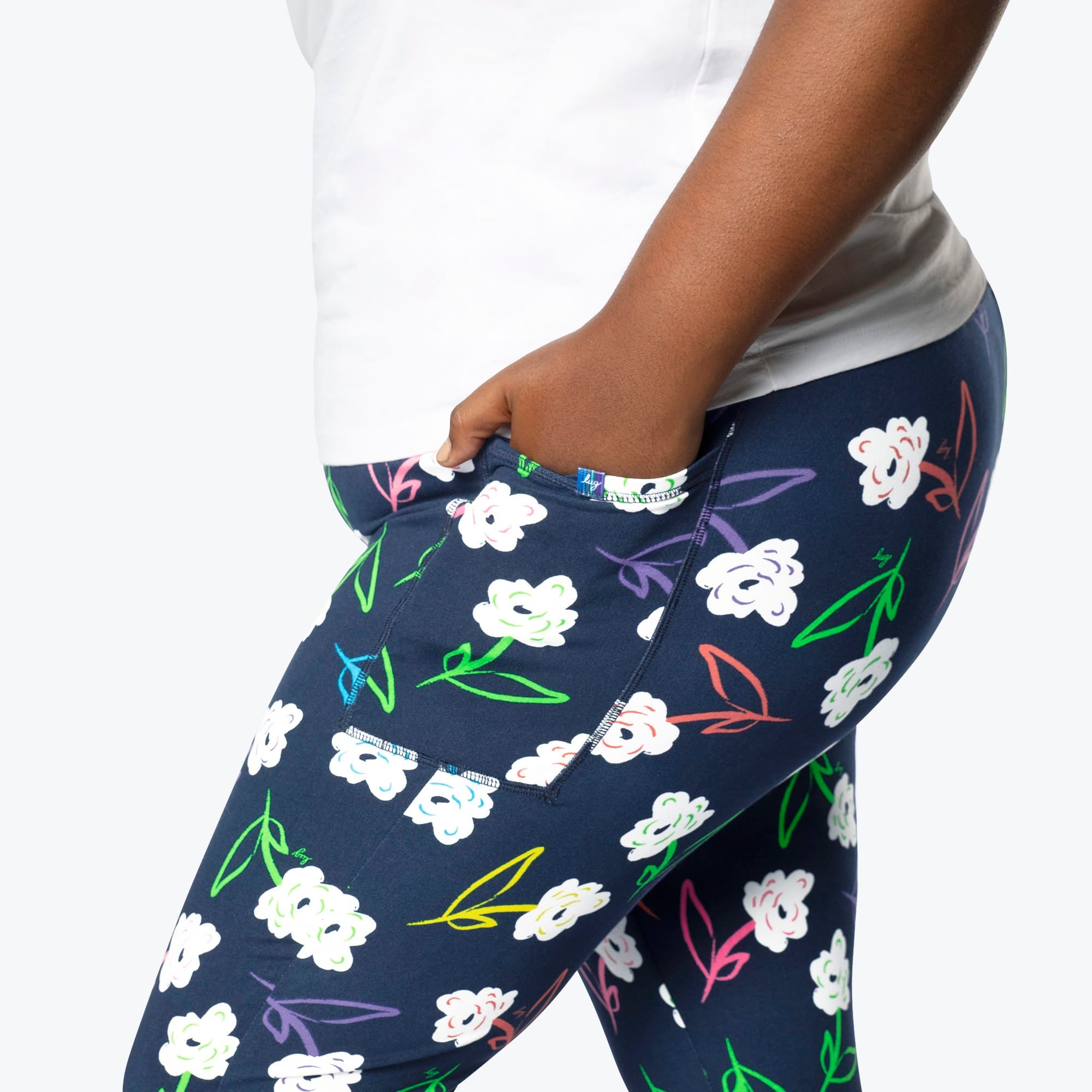 Lugging Ankle Leggings - Prints - BRIGHT FLORAL - Lugging_BrightFloral_XL_04