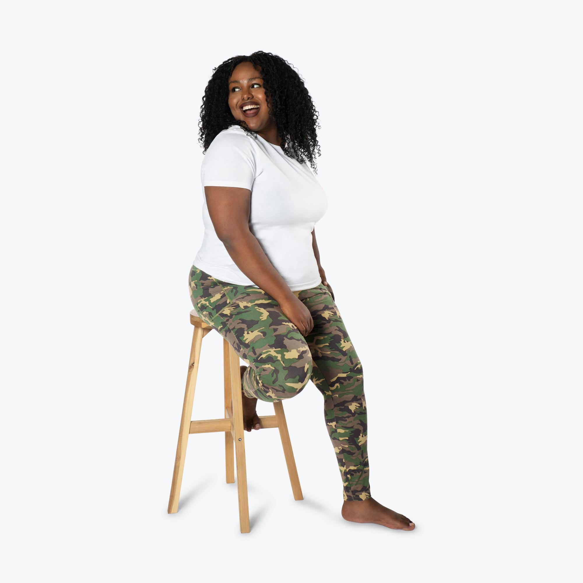 Lugging Ankle Leggings - Prints - CAMO GREEN - Lugging_CamoGreen_XL_01b