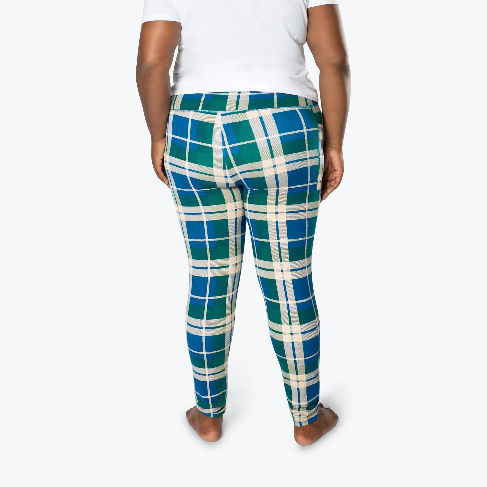 Lugging Ankle Leggings - Prints - FLANNEL PLAID NAVY - Lugging_FlannelPlaid_XL_02