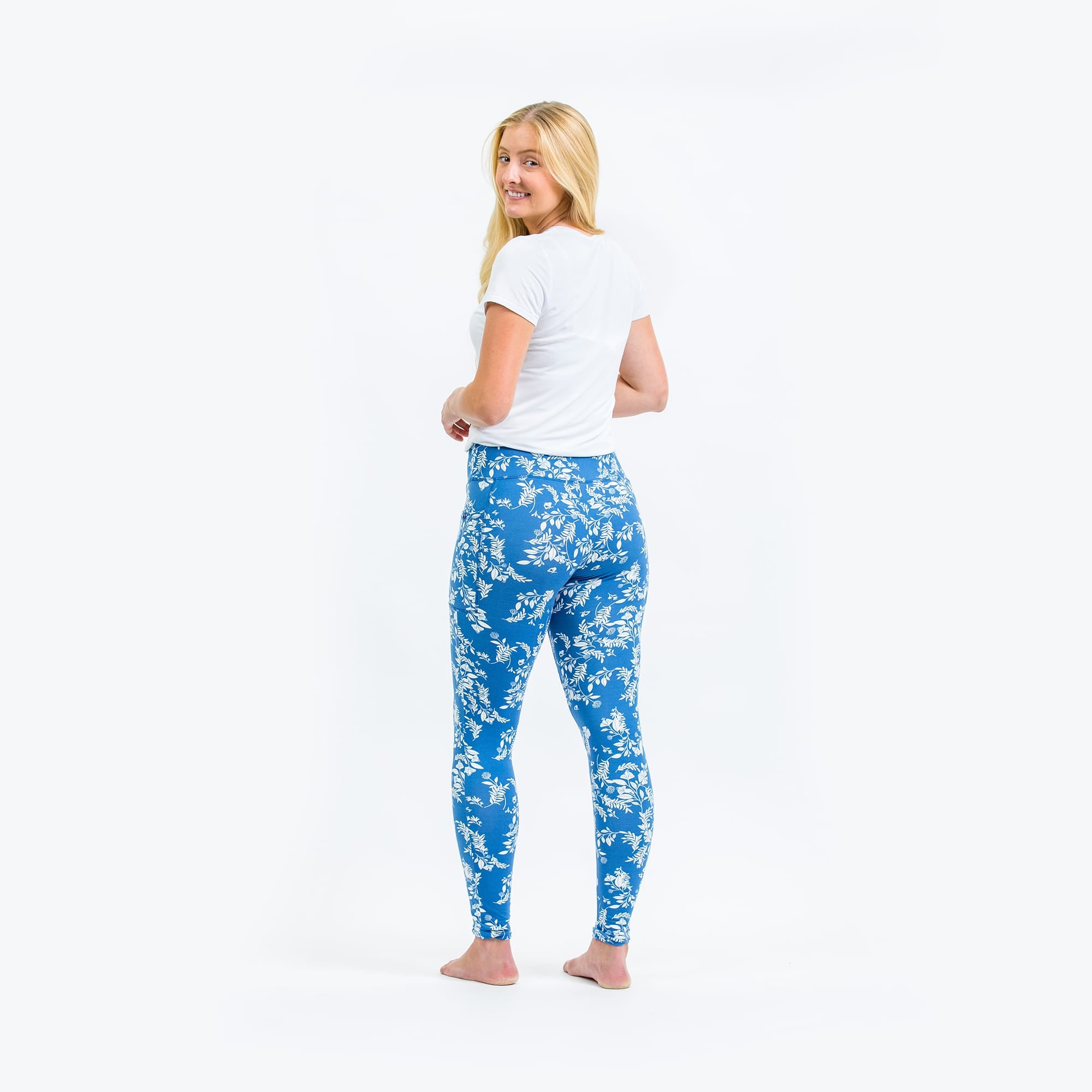 Lugging Ankle Leggings - Prints - FLOURISH BLUE - Lugging_FlourishBlue_S_01