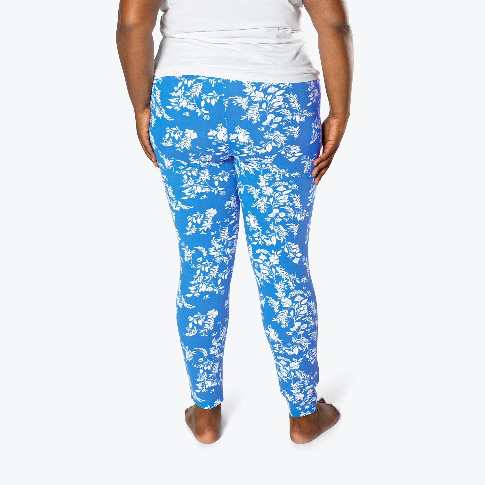 Lugging Ankle Leggings - Prints - FLOURISH BLUE - Lugging_FlourishBlue_XL_02