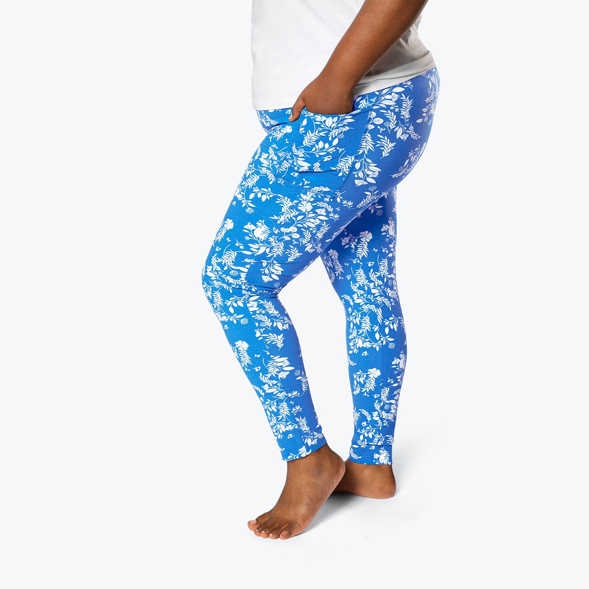 Lugging Ankle Leggings - Prints - FLOURISH BLUE - Lugging_FlourishBlue_XL_03