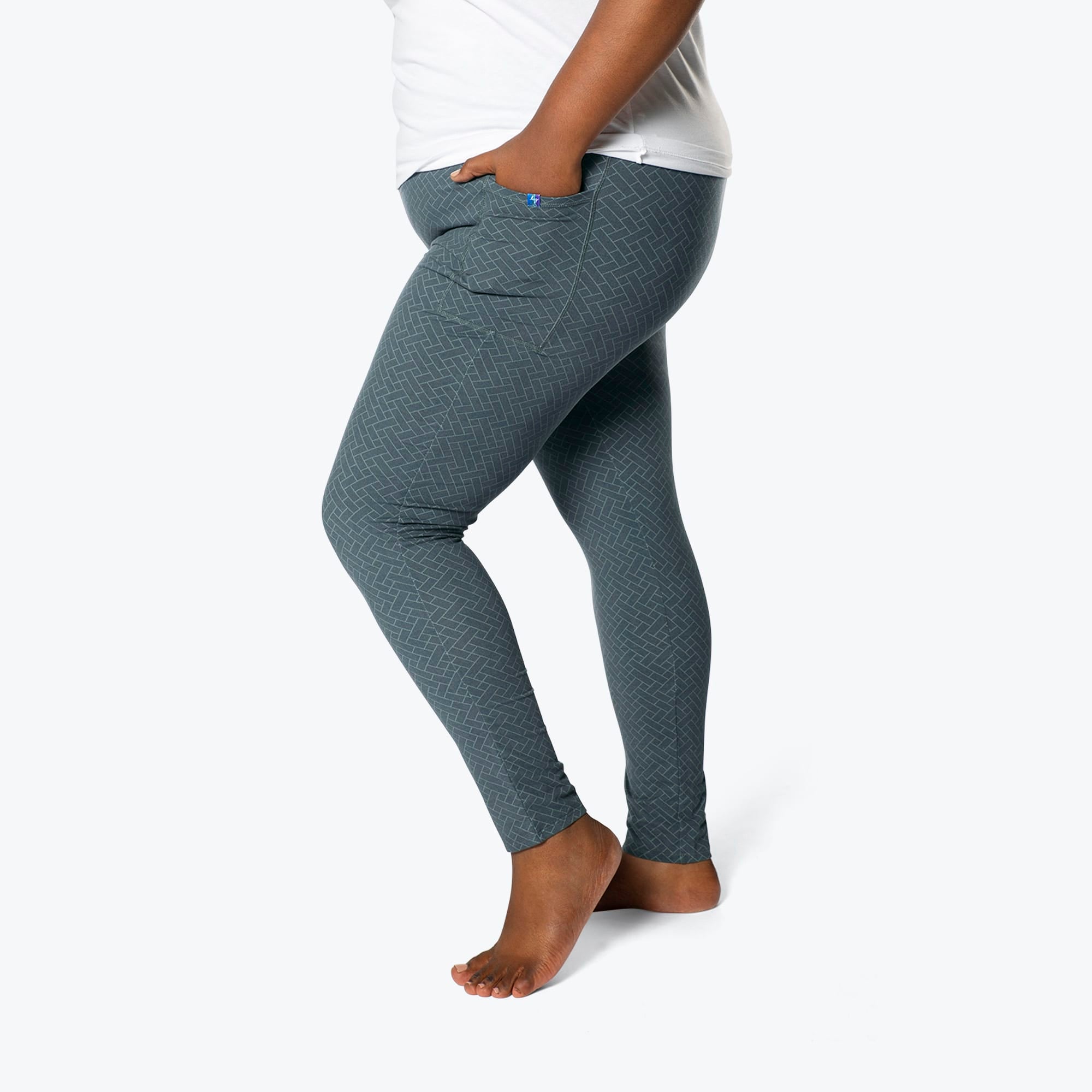 Lugging Ankle Leggings - Solids - FOG GREY - Lugging_FogGrey_XL_03