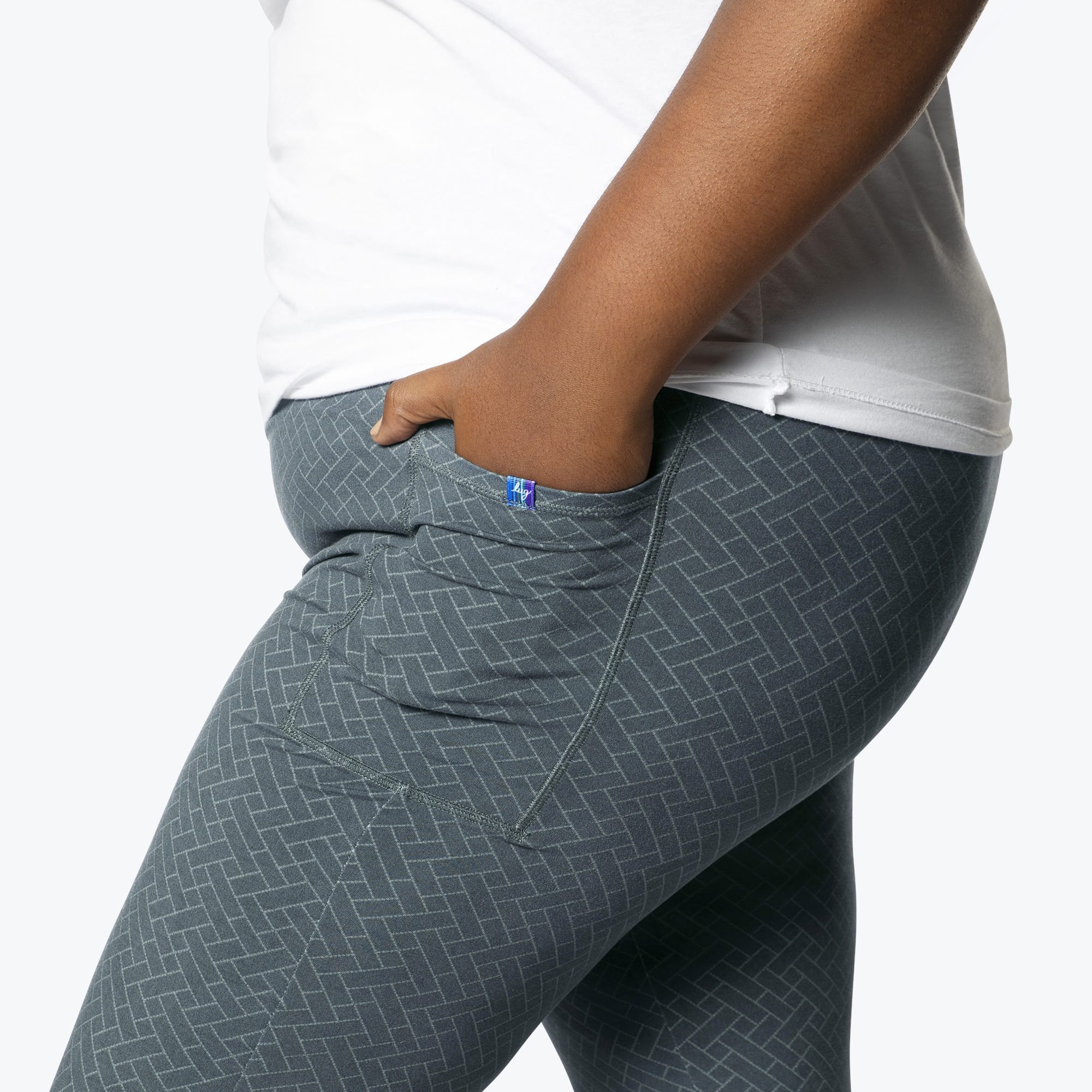 Lugging Ankle Leggings - Solids - FOG GREY - Lugging_FogGrey_XL_04