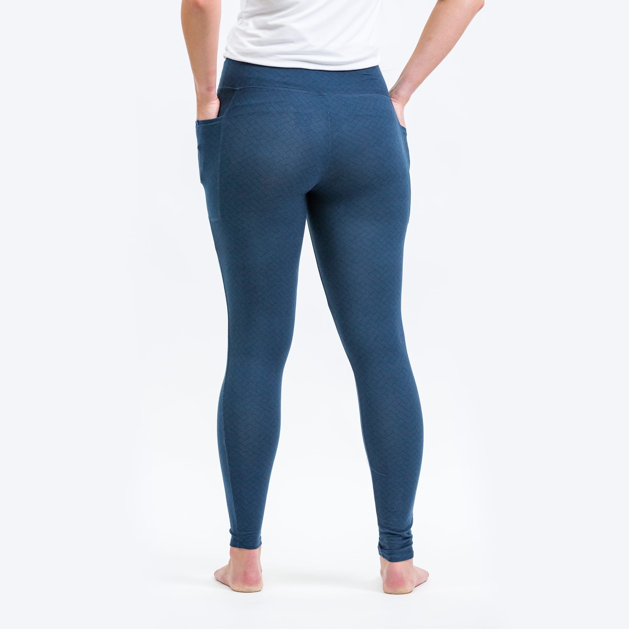 Lugging Ankle Leggings - Solids - NAVY - Lugging_Navy_S_03