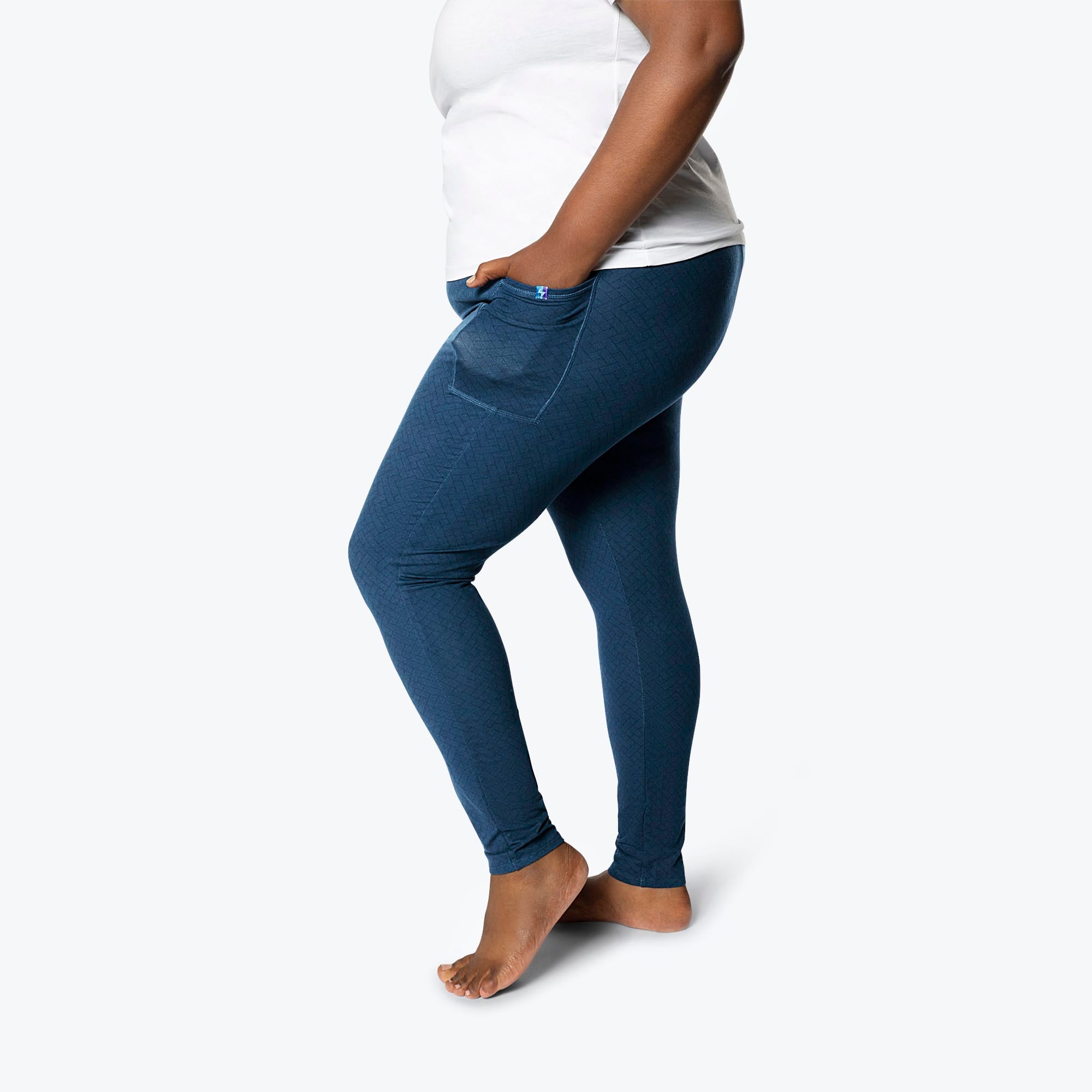 Lugging Ankle Leggings - Solids - NAVY - Lugging_Navy_XL_03