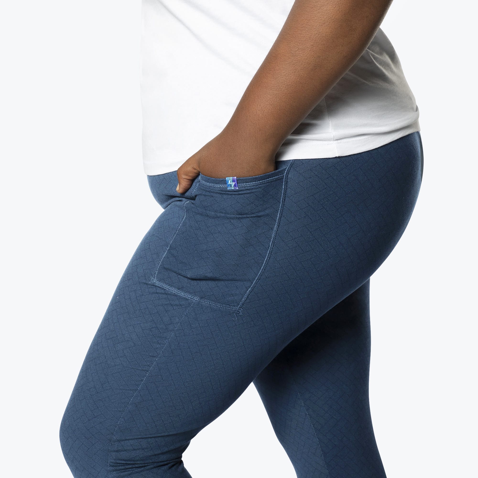 Lugging Ankle Leggings - Solids - NAVY - Lugging_Navy_XL_04