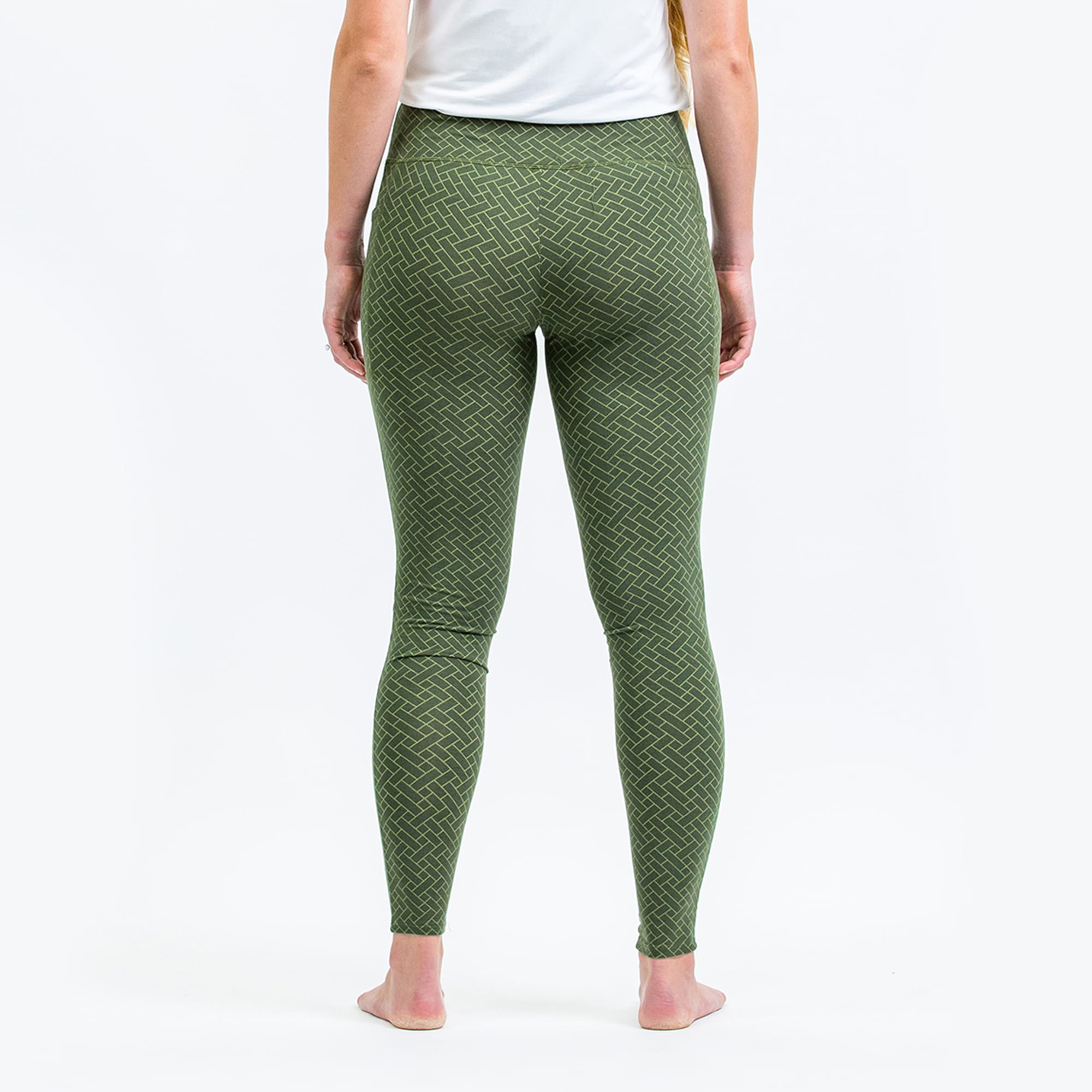 Lugging Ankle Leggings - Solids - OLIVE GREEN - Lugging_OliveGreen_S_03