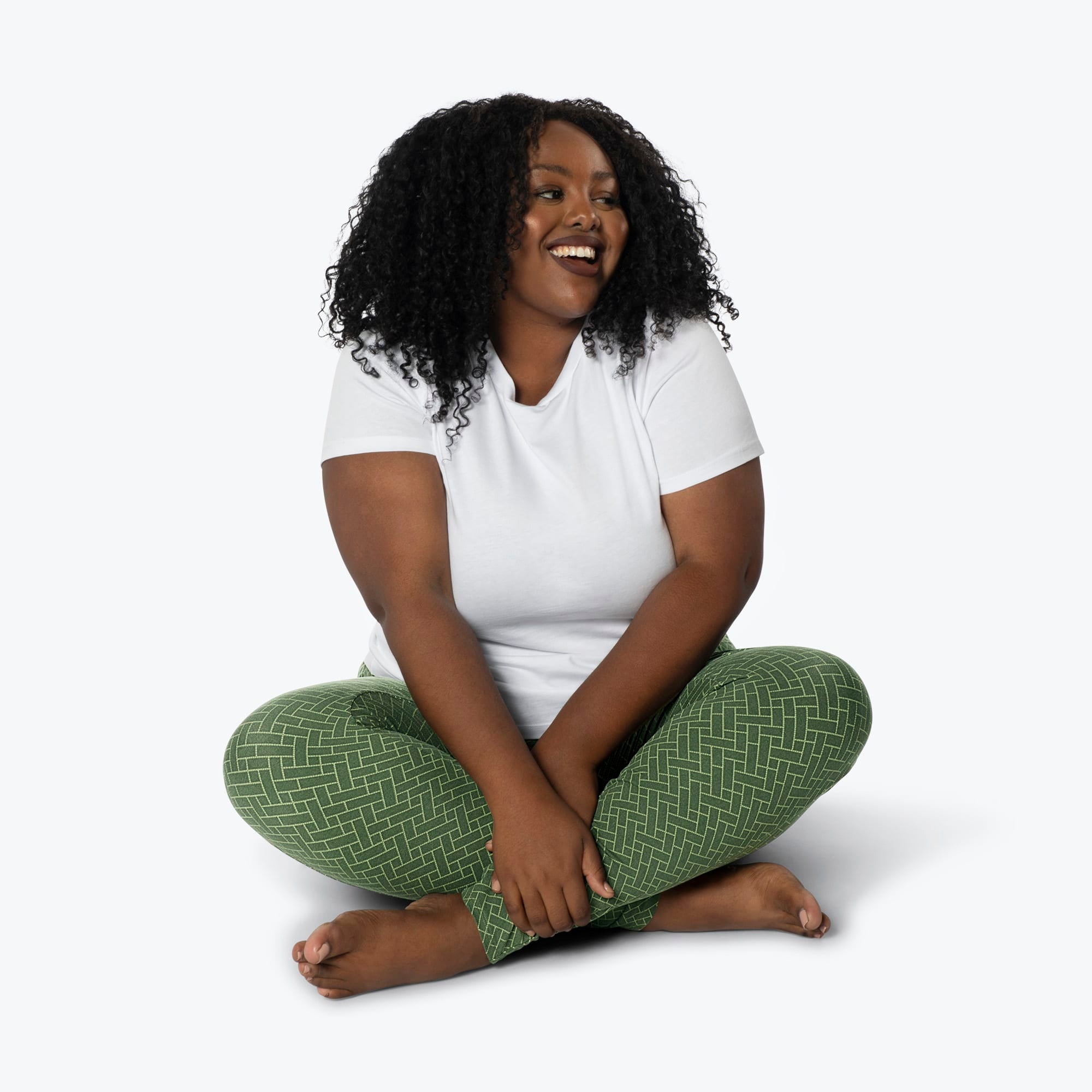 Lugging Ankle Leggings - Solids - OLIVE GREEN - Lugging_OliveGreen_XL_01b