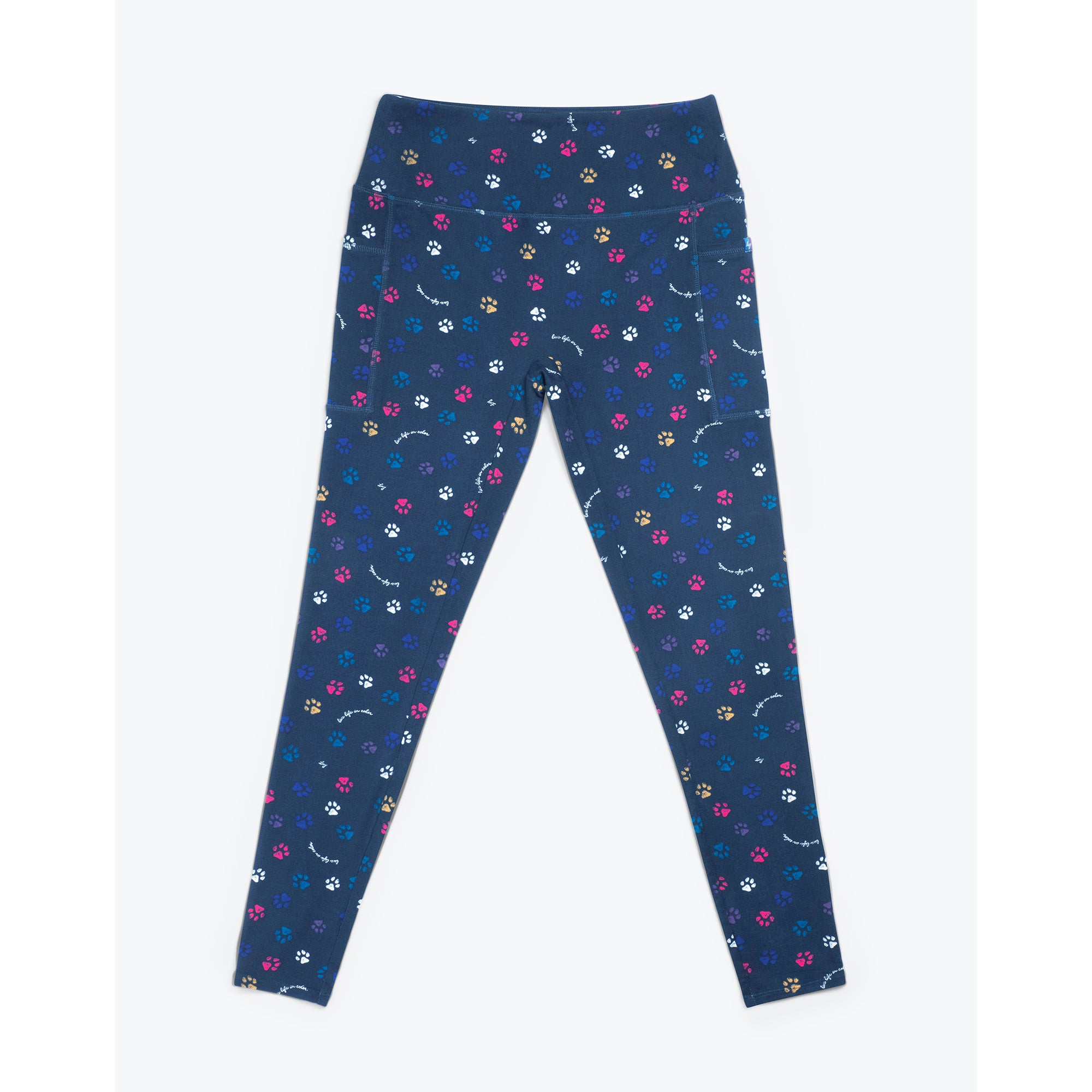 Lugging Ankle Leggings - Prints - PAWS NAVY - Lugging_PawsNavy_Flatlay_0de89f7b-4771-4cad-b5f4-dd87232de0fb