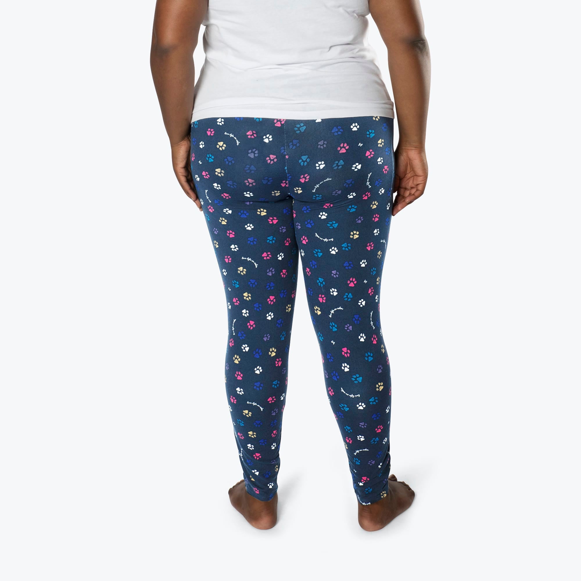 Lugging Ankle Leggings - Prints - PAWS NAVY - Lugging_PawsNavy_XL_02