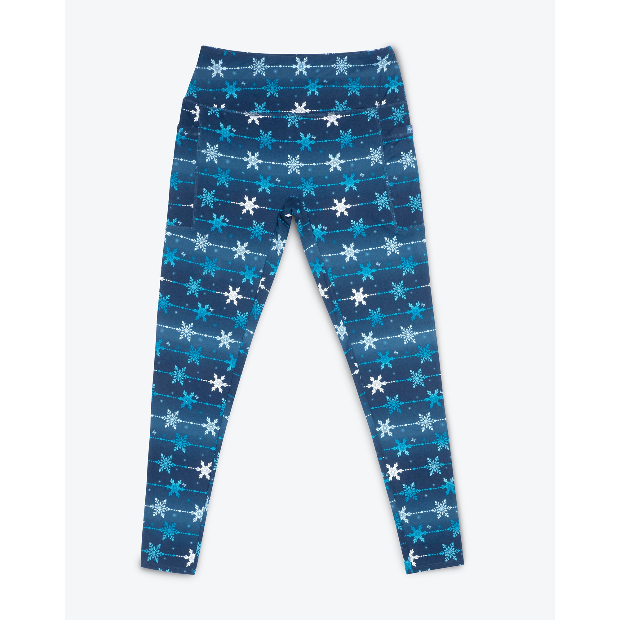 Lugging Ankle Leggings - Prints - SNOWFLAKE NAVY - Lugging_SnowflakeNavy_Flatlay_5f3c9d5f-3832-4e25-b9cd-672ce2e925c9