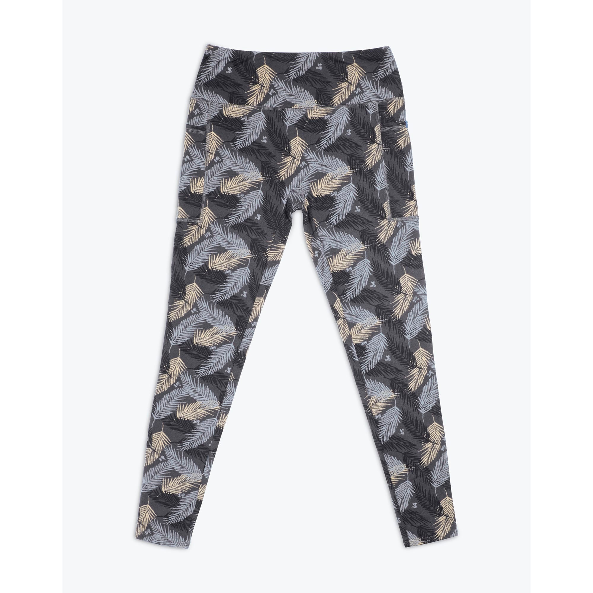 Lugging Ankle Leggings - Prints - TROPICAL FOG - Lugging_TropicalFog_Flatlay