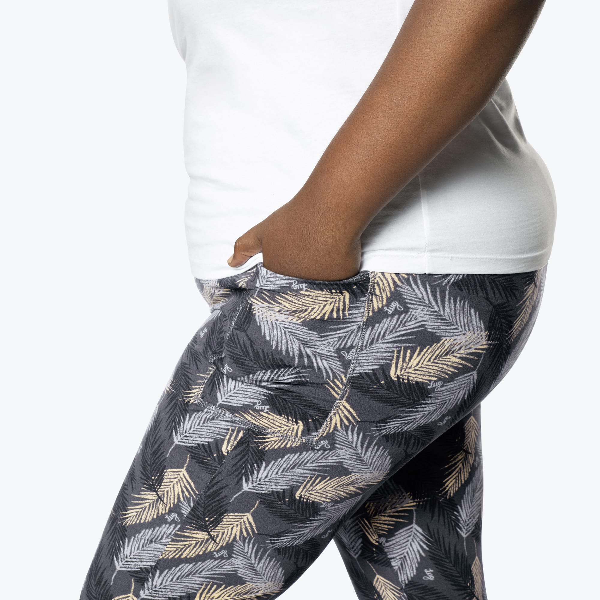 Lugging Ankle Leggings - Prints - TROPICAL FOG - Lugging_TropicalFog_XL_04