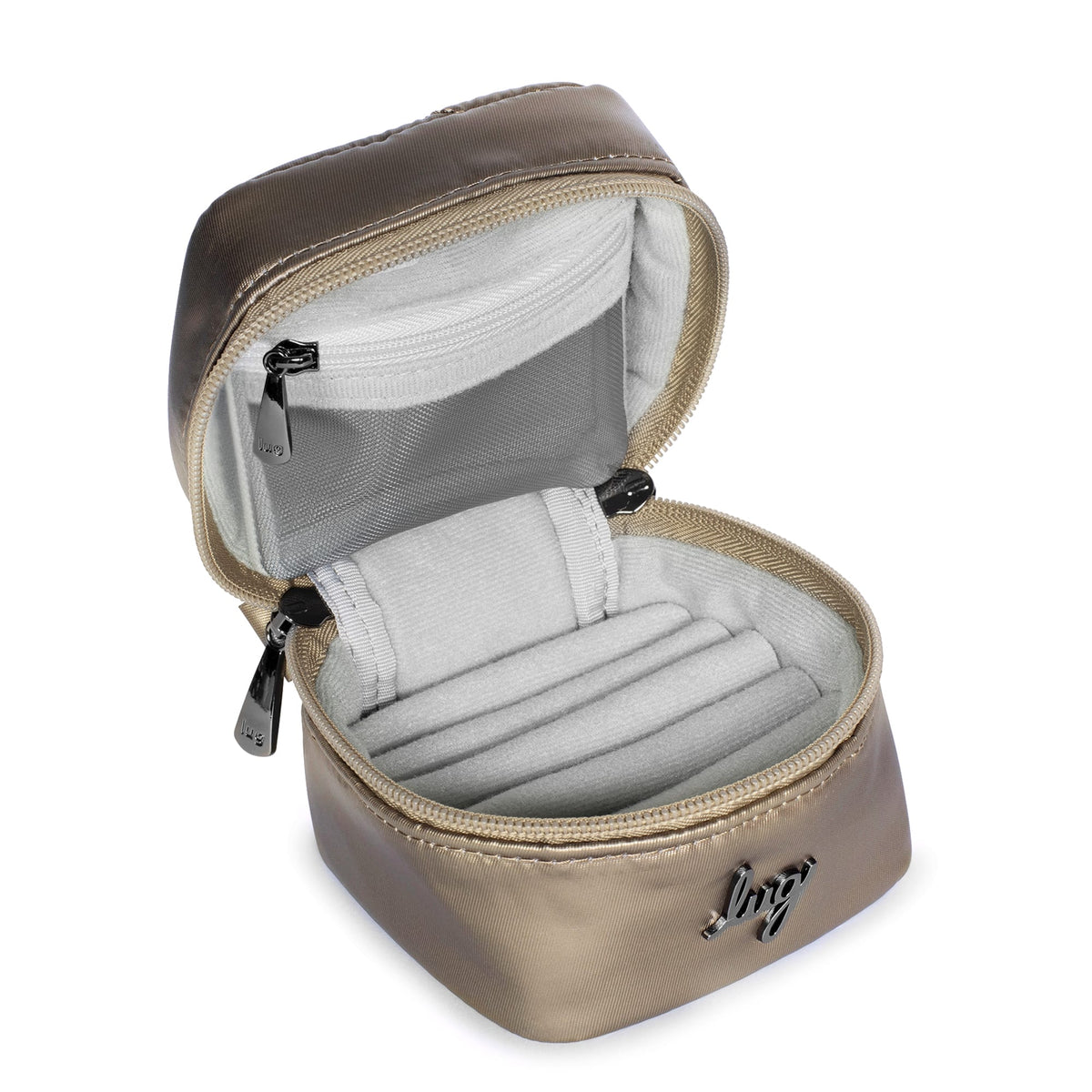 Swizzle Mini Jewelry Case - METALLIC WALNUT - Mini-Swizzle_WalnutMetallic_05_787f46b6-7154-4be4-92b1-1f732c759192