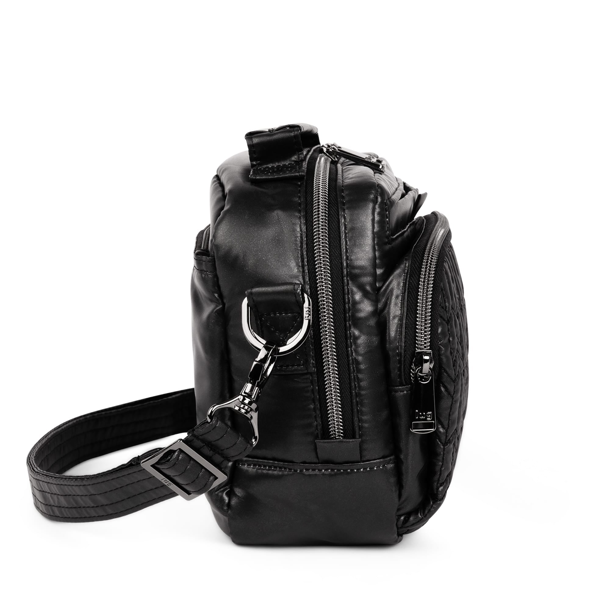 Ranger Mini Crossbody Bag - METALLIC BLACK - MiniRanger_MetallicBlack_03
