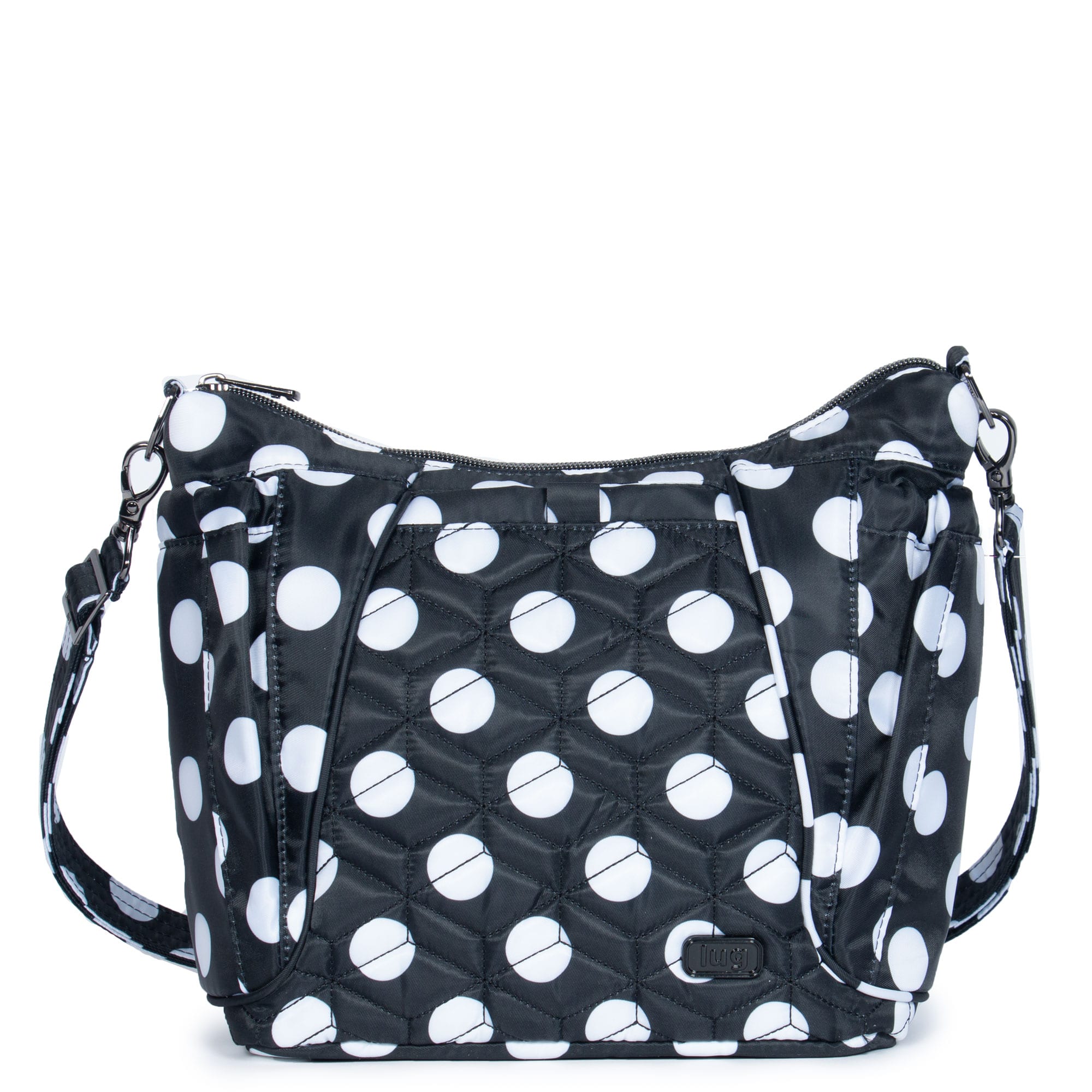 Shuffle Mini SE Crossbody Bag - BLACK LARGE DOT - MiniShuffle_BlackLargeDot_01