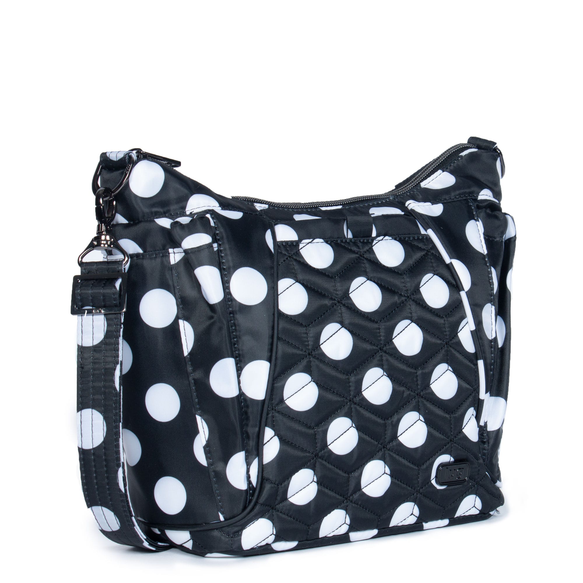 Shuffle Mini SE Crossbody Bag - BLACK LARGE DOT - MiniShuffle_BlackLargeDot_02