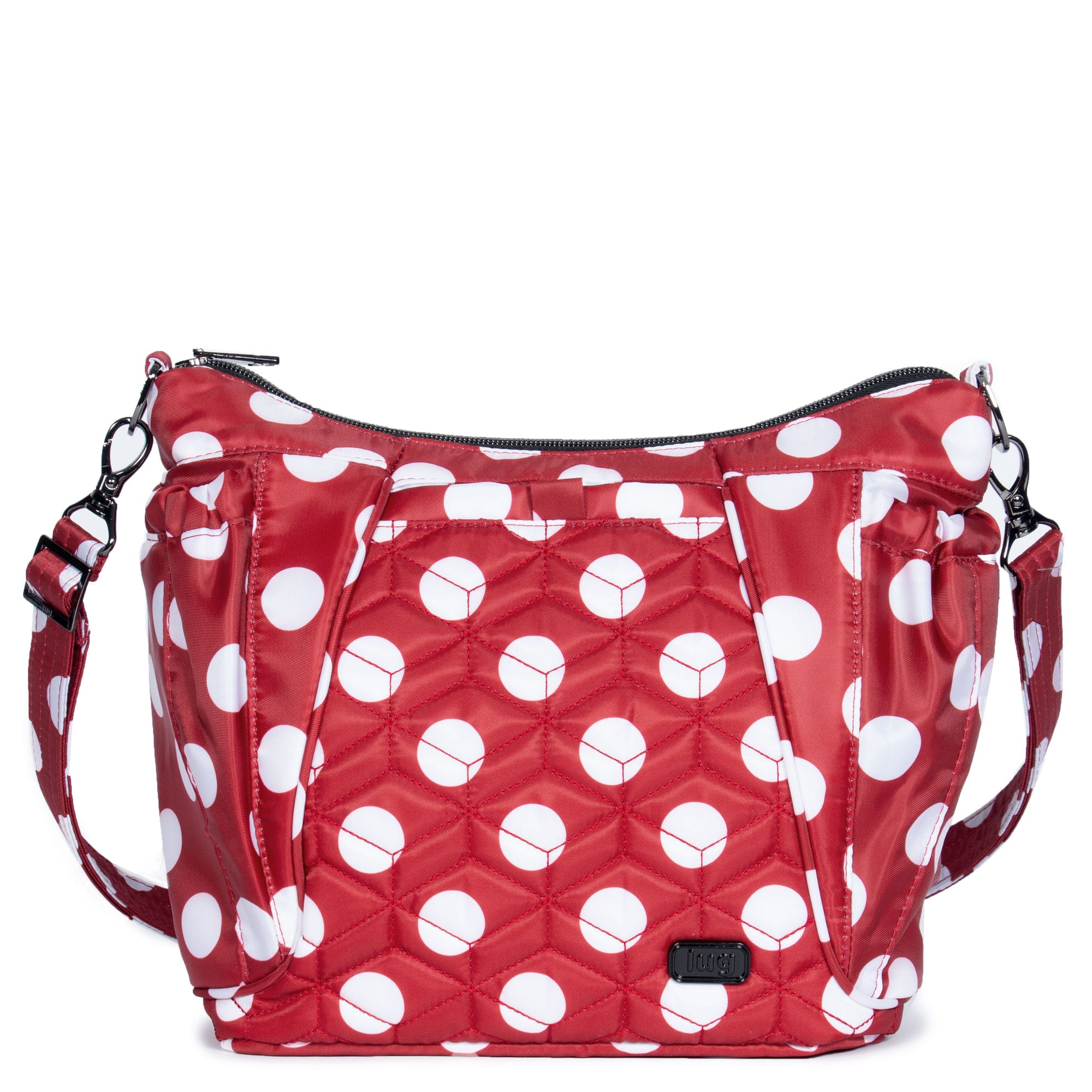 Shuffle Mini SE Crossbody Bag - CRIMSON LARGE DOT - MiniShuffle_CrimsonLargeDot_Solid_01