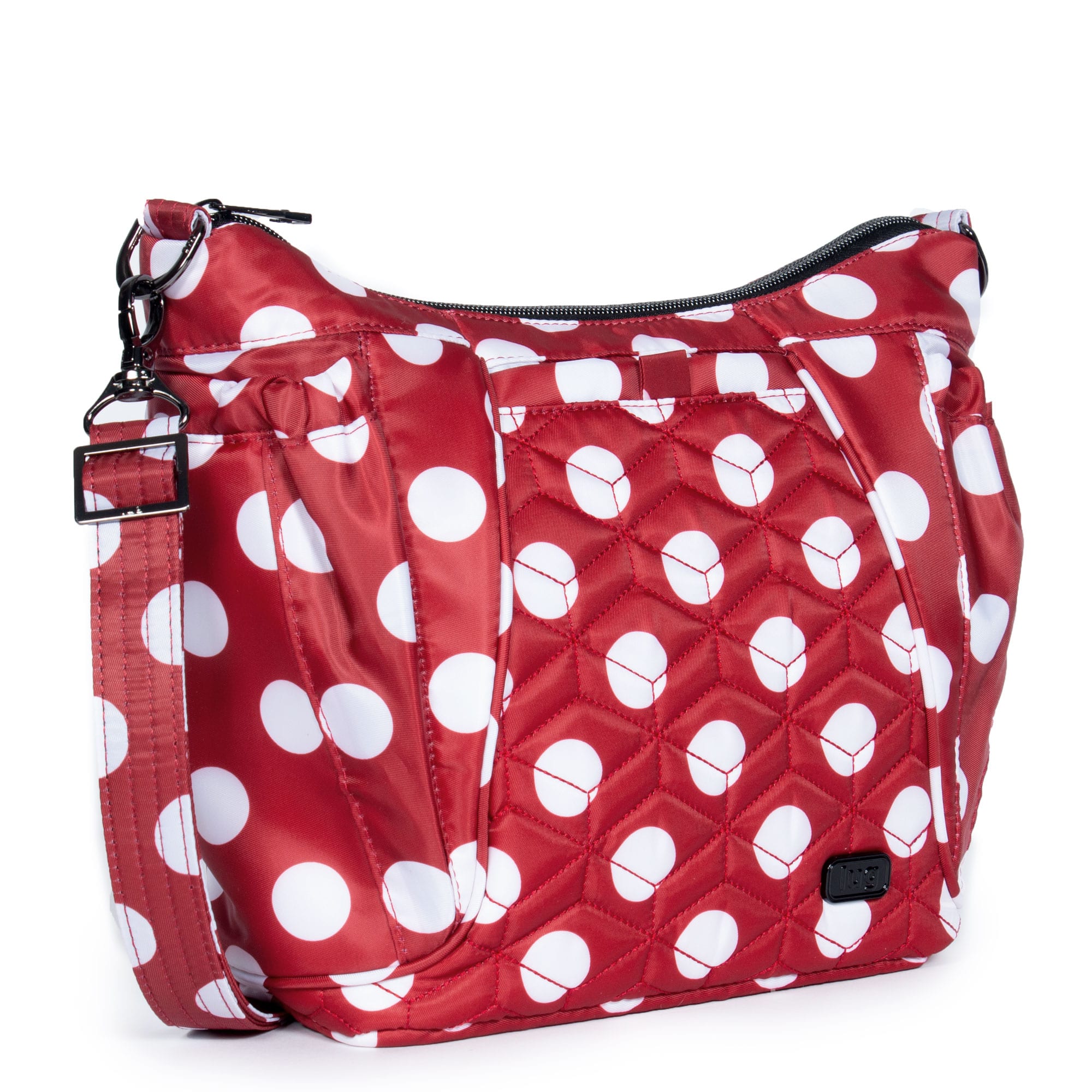 Shuffle Mini SE Crossbody Bag - CRIMSON LARGE DOT - MiniShuffle_CrimsonLargeDot_Solid_02