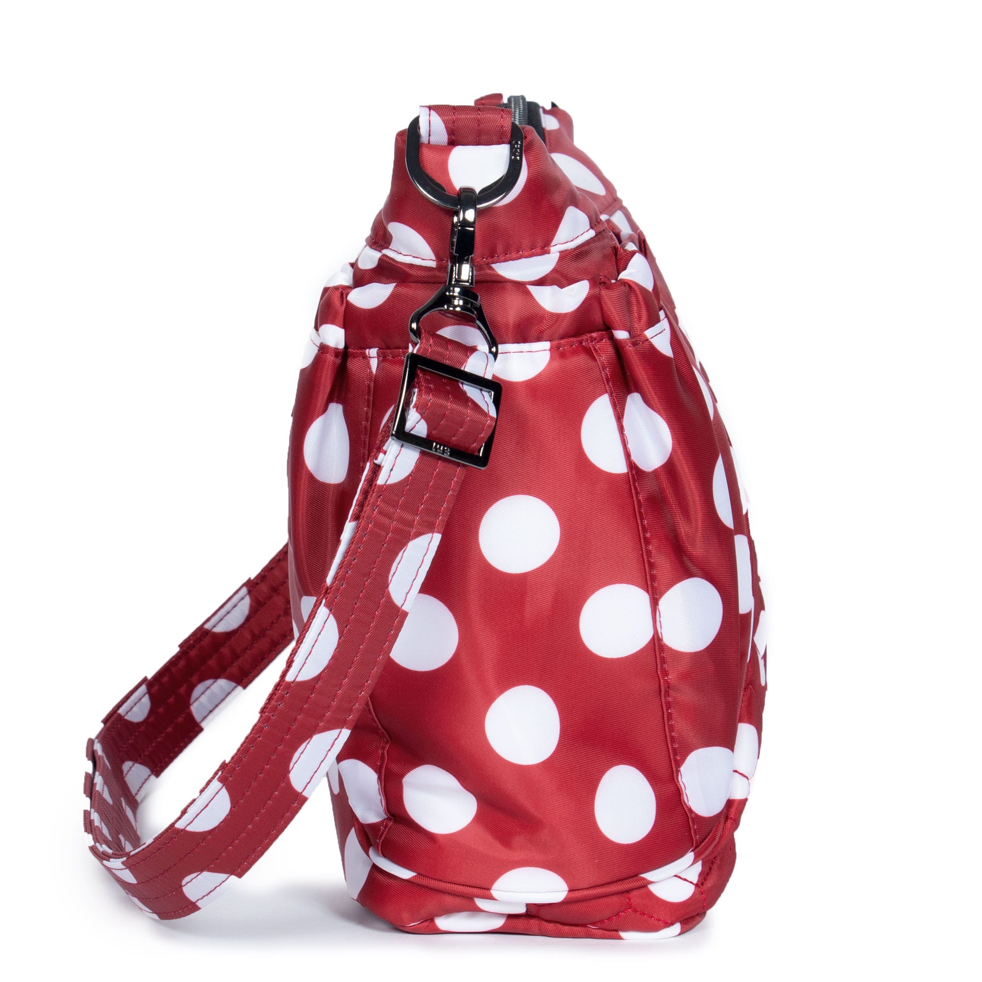 Shuffle Mini SE Crossbody Bag - CRIMSON LARGE DOT - MiniShuffle_CrimsonLargeDot_Solid_03