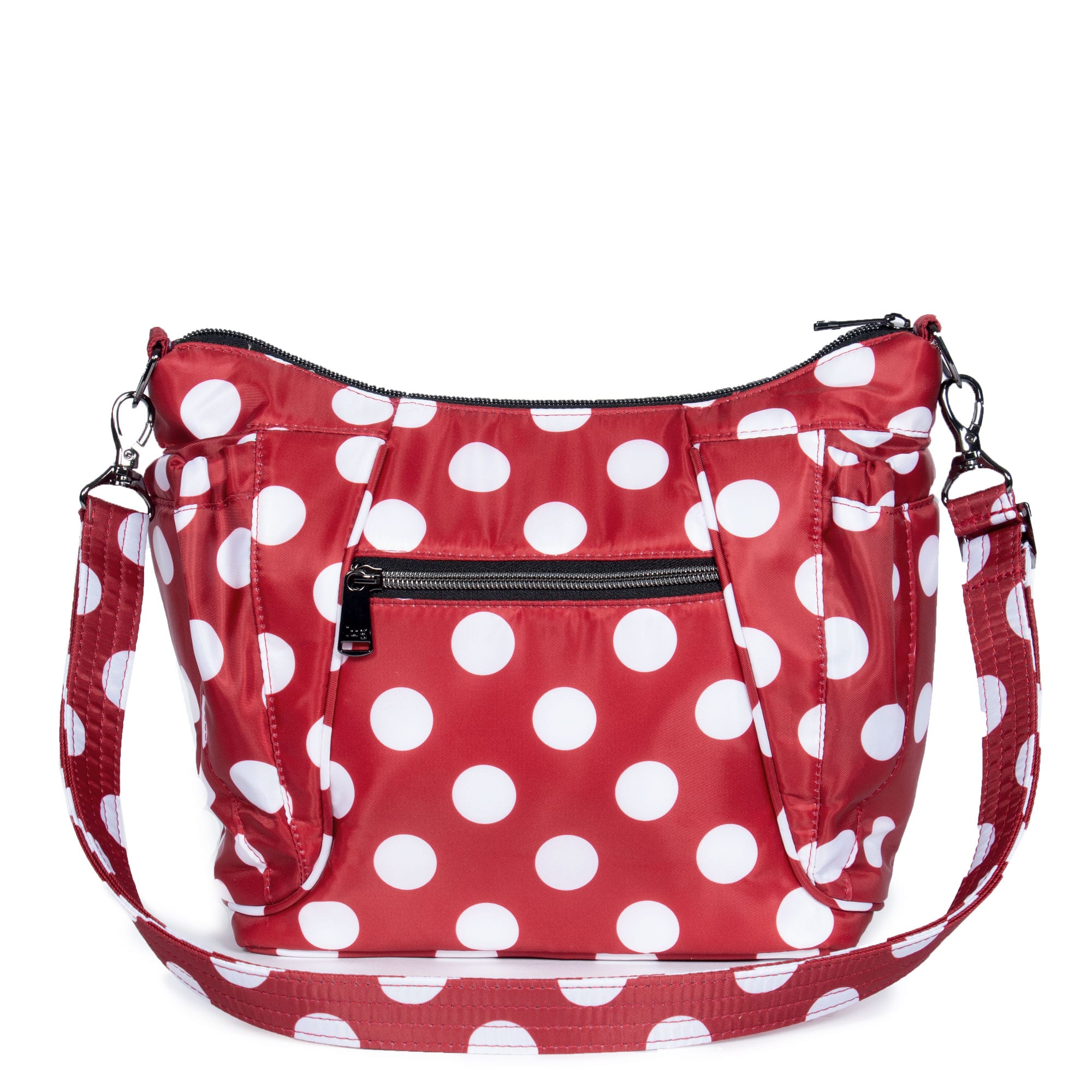 Shuffle Mini SE Crossbody Bag - CRIMSON LARGE DOT - MiniShuffle_CrimsonLargeDot_Solid_04