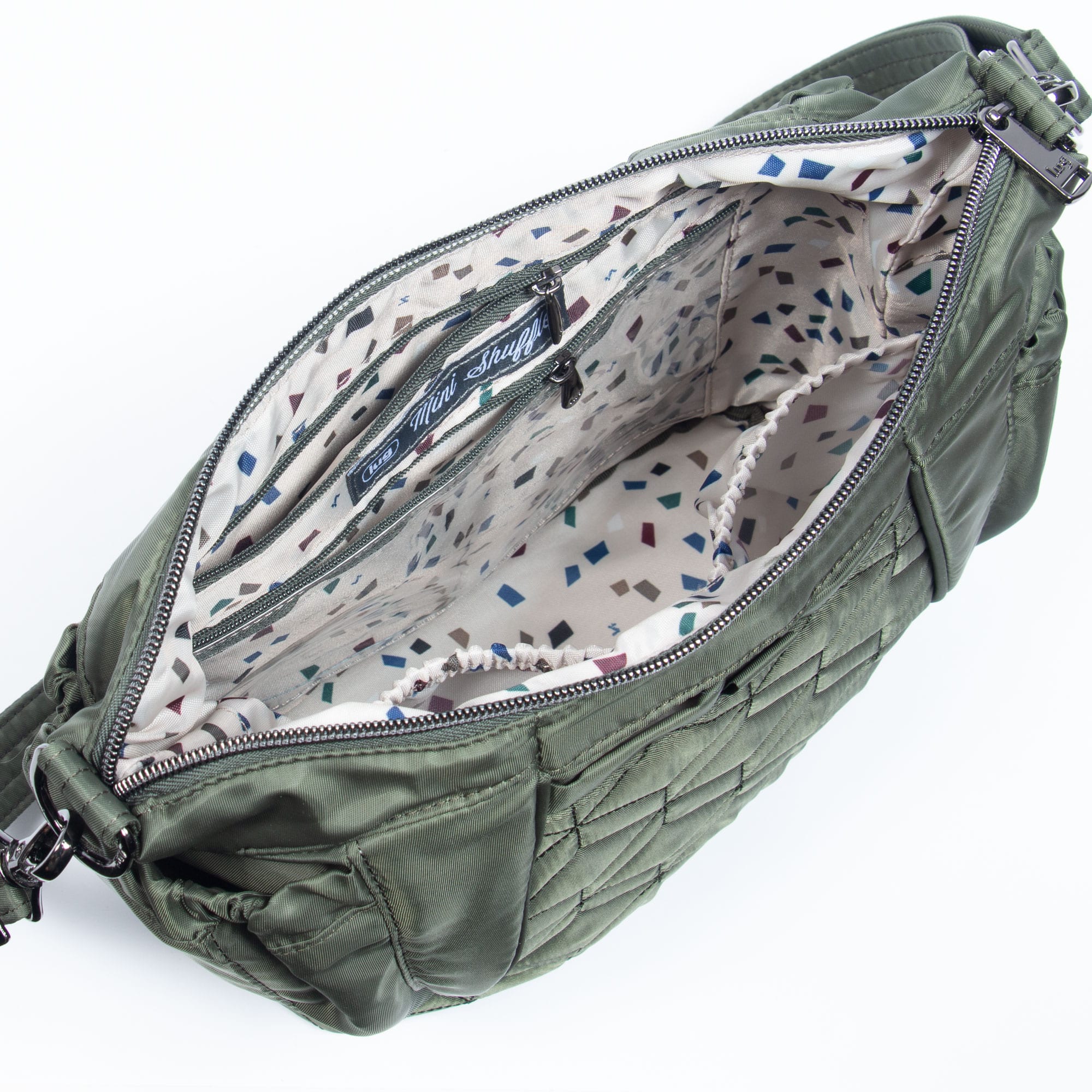 Shuffle Mini SE Crossbody Bag - OLIVE GREEN - MiniShuffle_OliveGreen_05