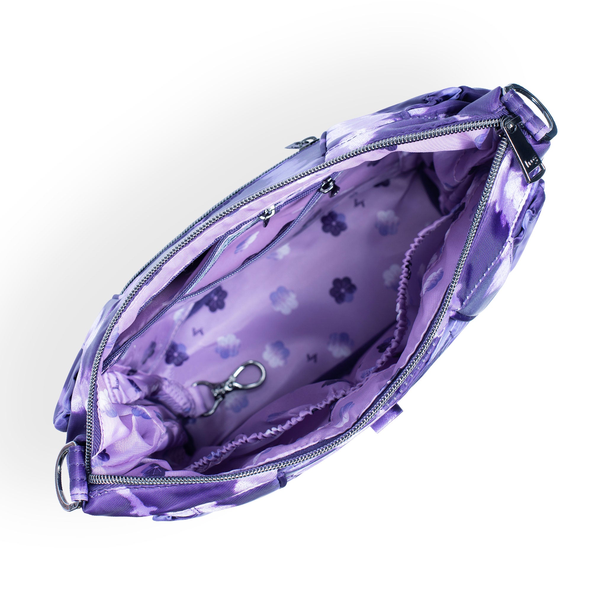Shuffle Mini SE Crossbody Bag - SHIBORI PURPLE - MiniShuffle_ShiboriPurple_05