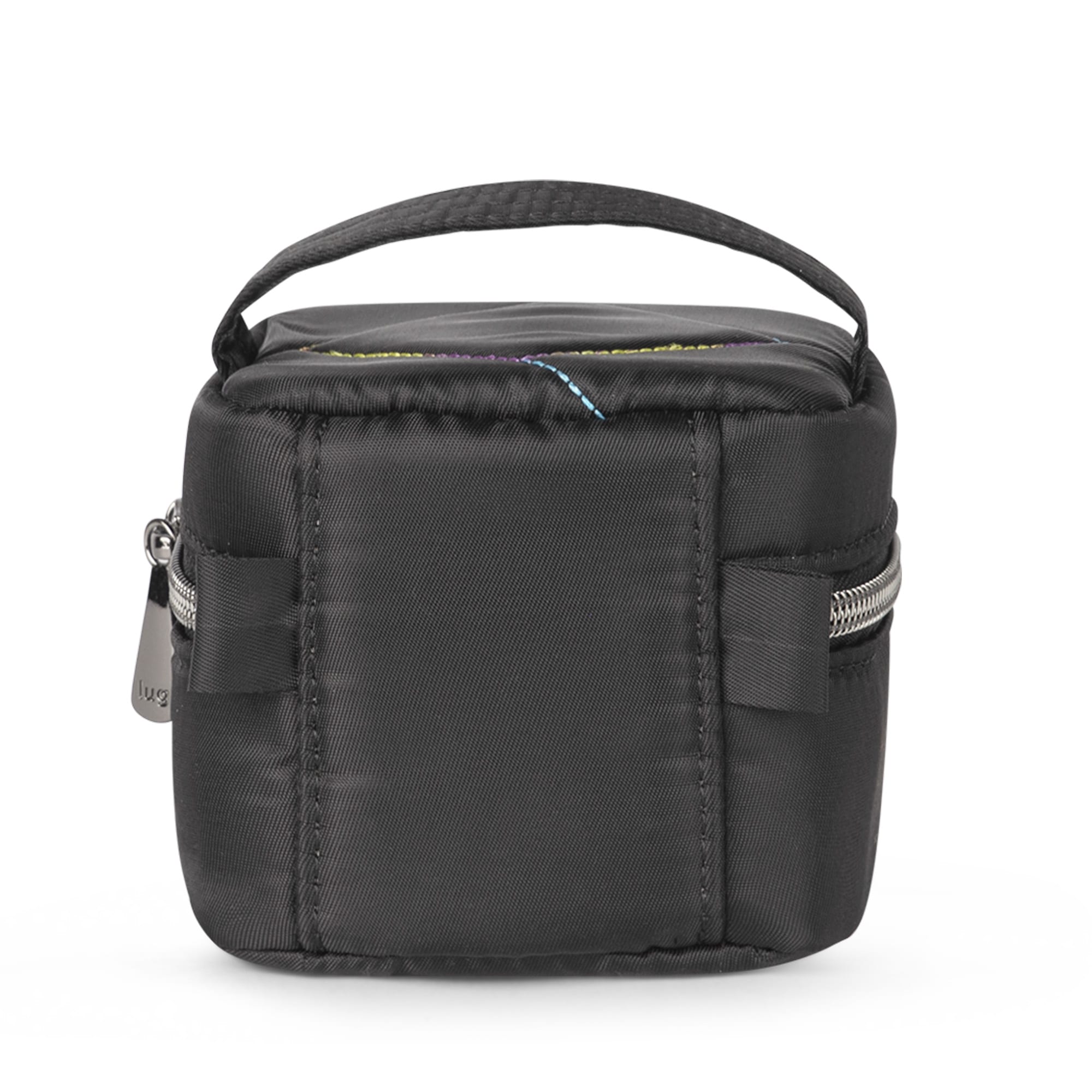 Swizzle Mini Jewelry Case - BLACK RAINBOW STITCH - MiniSwizzle_BlackRainbowStitch_04