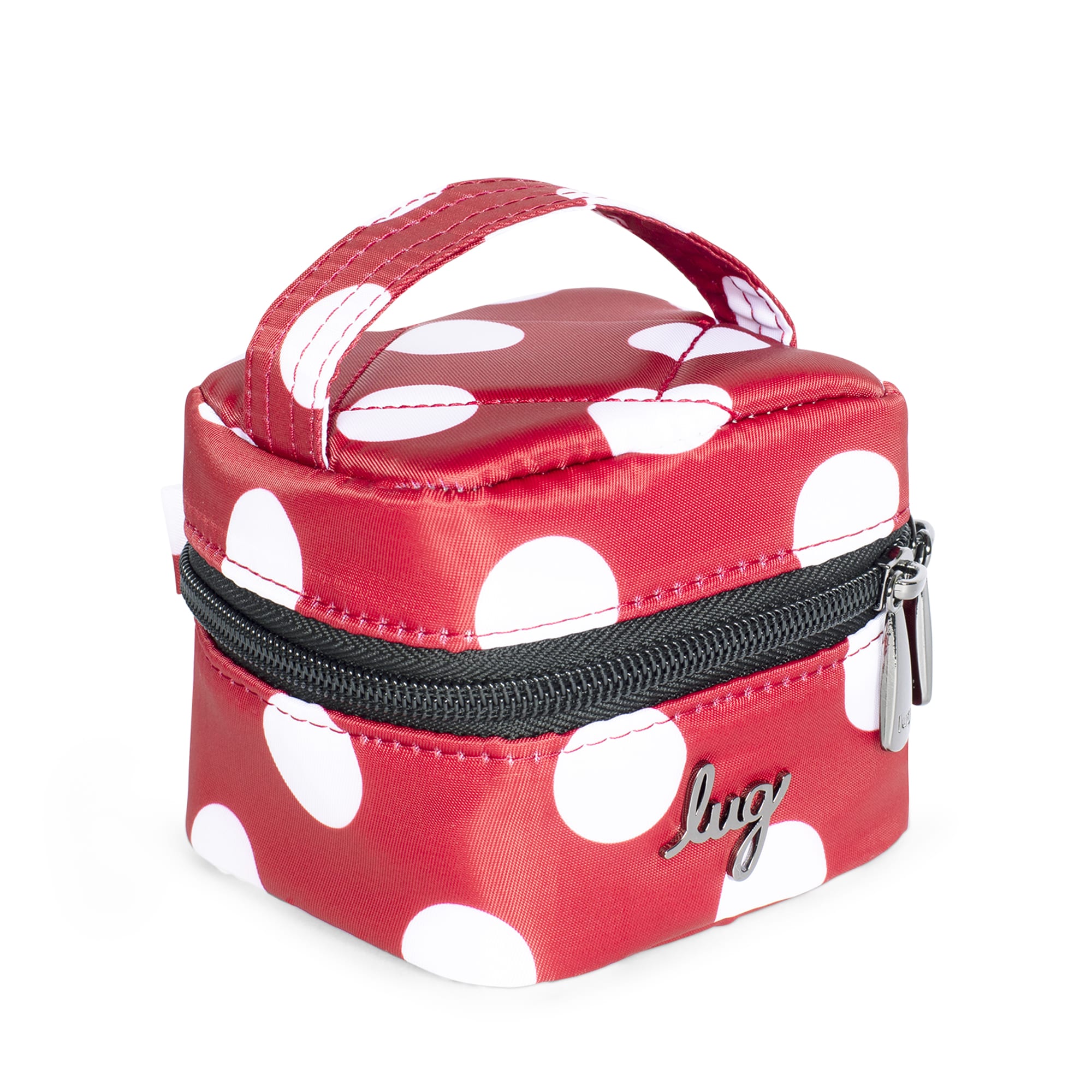Swizzle Mini Jewelry Case - CRIMSON LARGE DOT - MiniSwizzle_CrimsonLgDot_02
