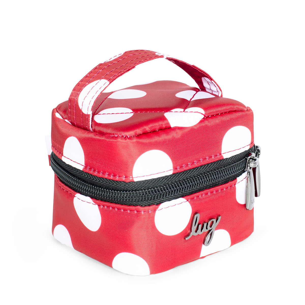 Swizzle Mini Jewelry Case - CRIMSON LARGE DOT - MiniSwizzle_CrimsonLgDot_02